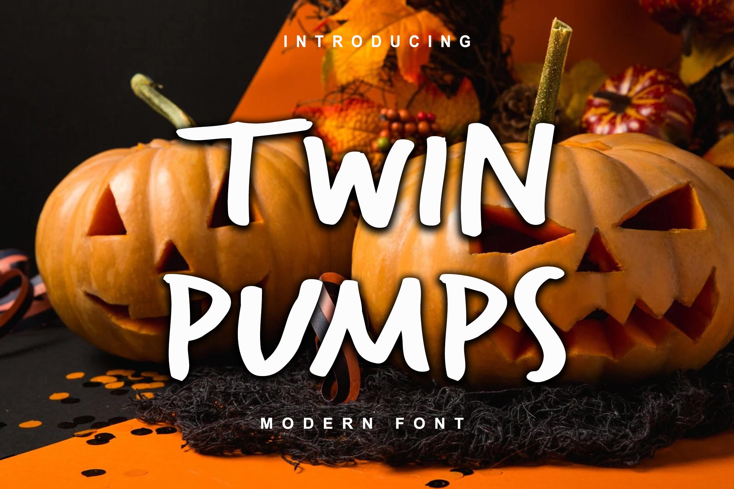 Twin Pumps Font