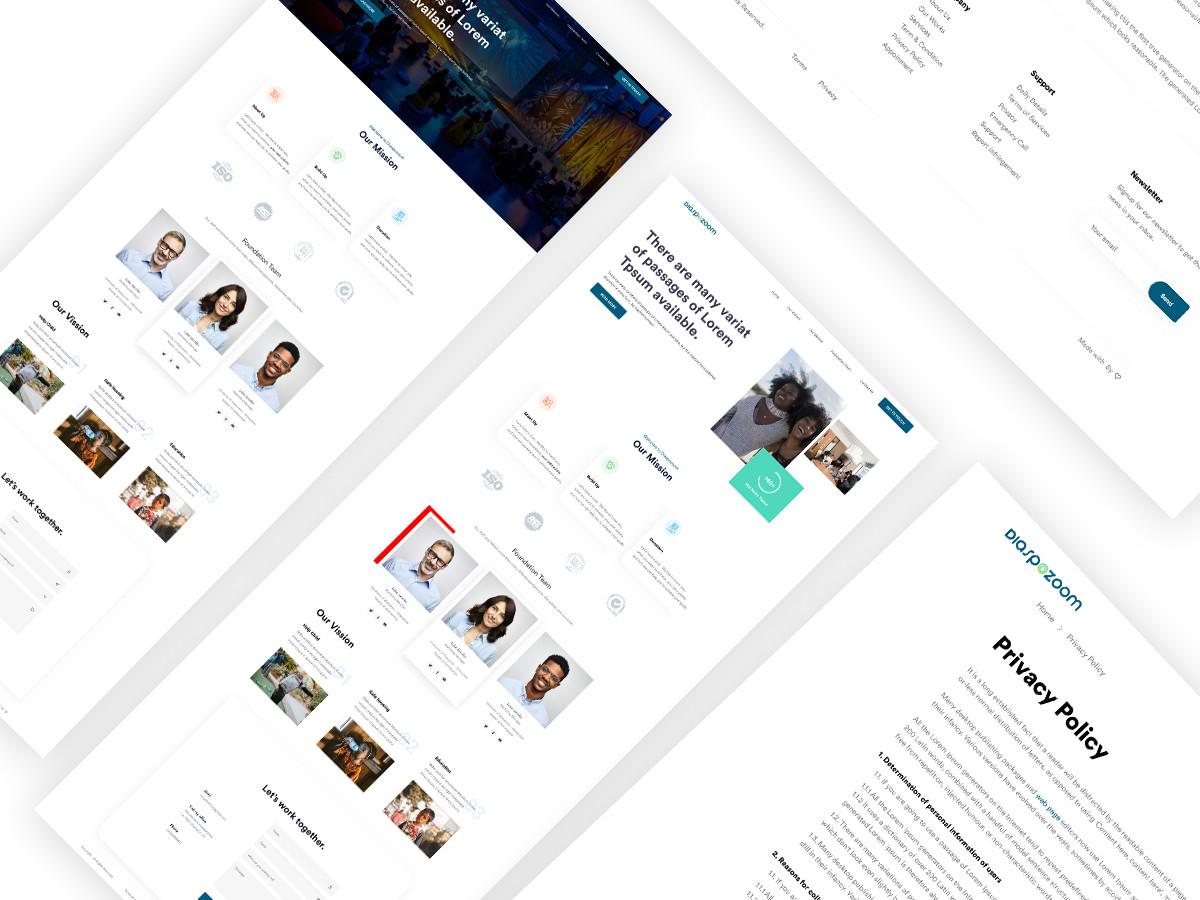 4 in 1 Event Landing Pages