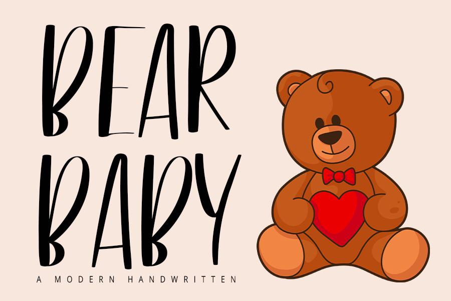 Bear Baby Font