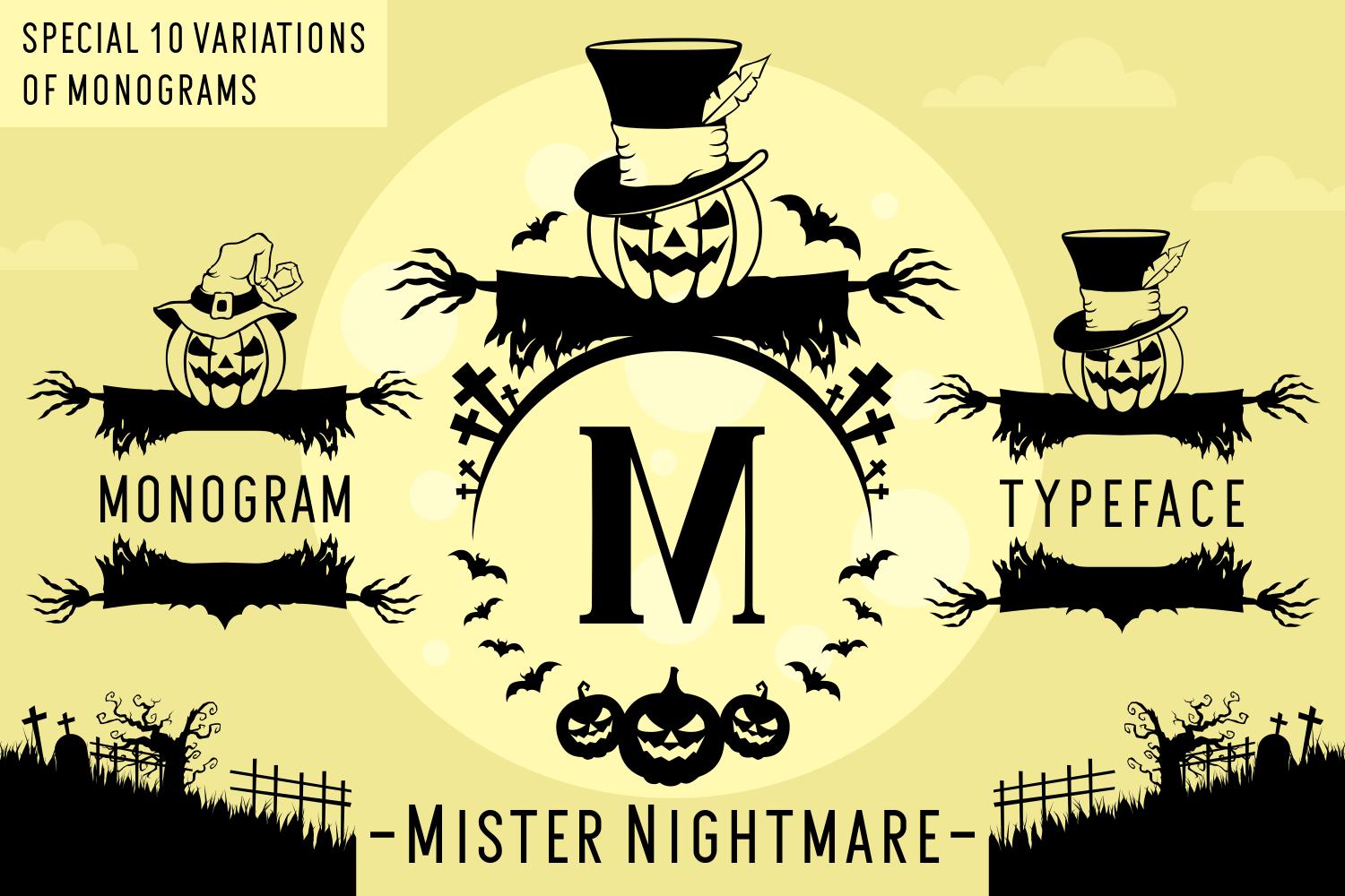 Mister Nightmare Font