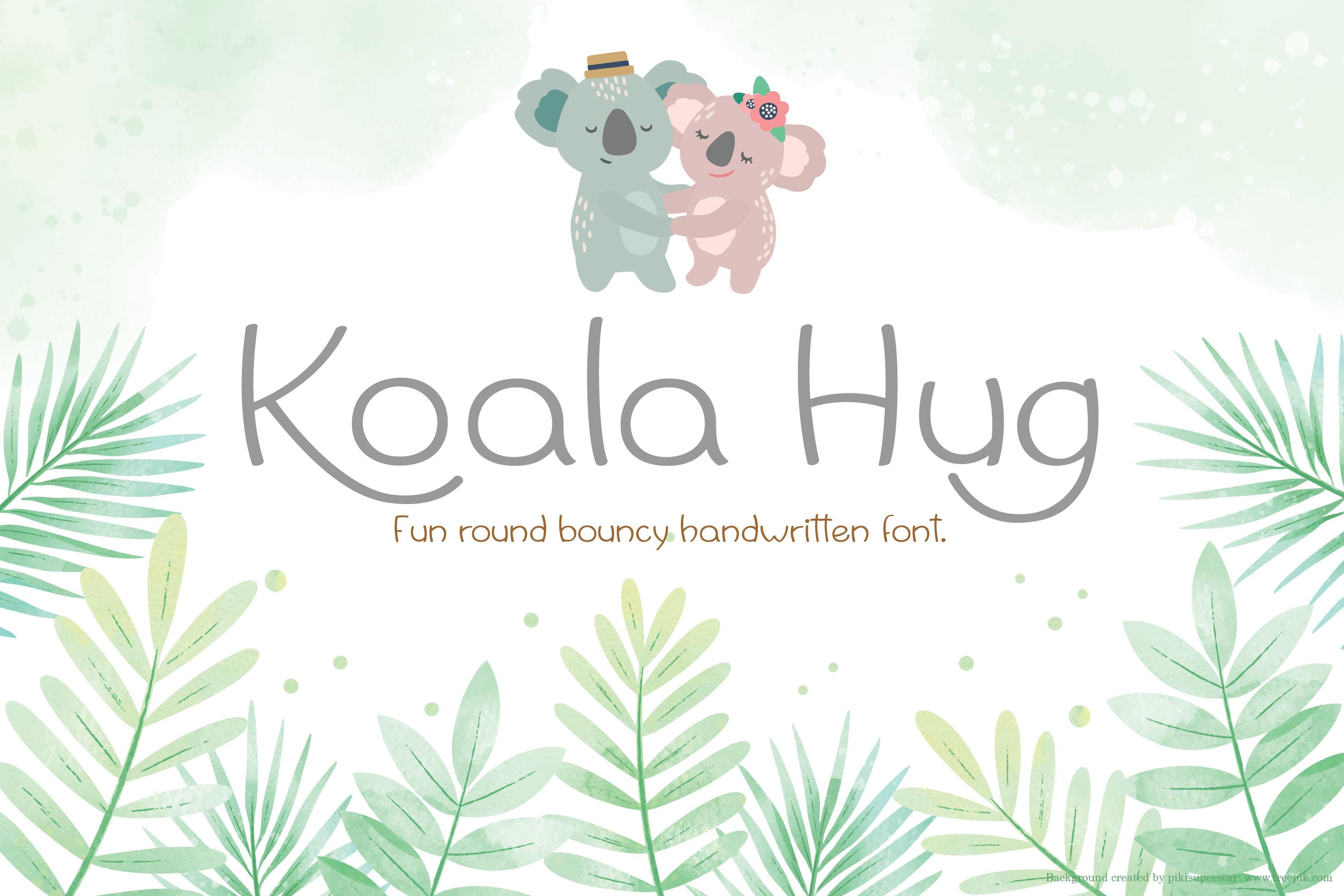 Koala Hug Font