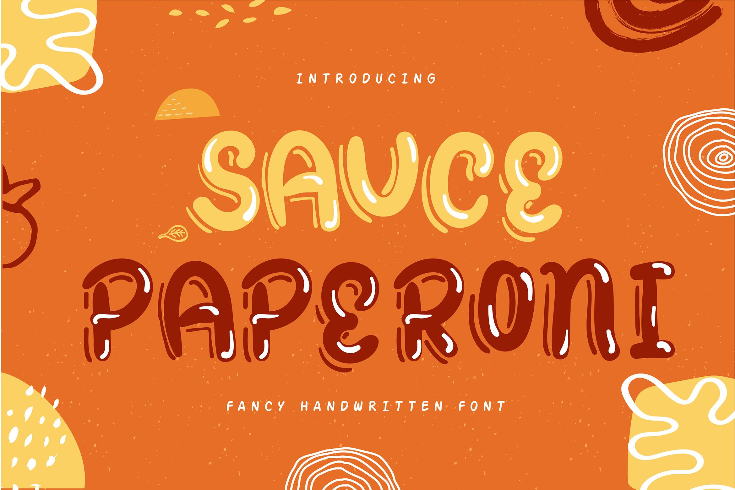 Sauce Paperoni Font