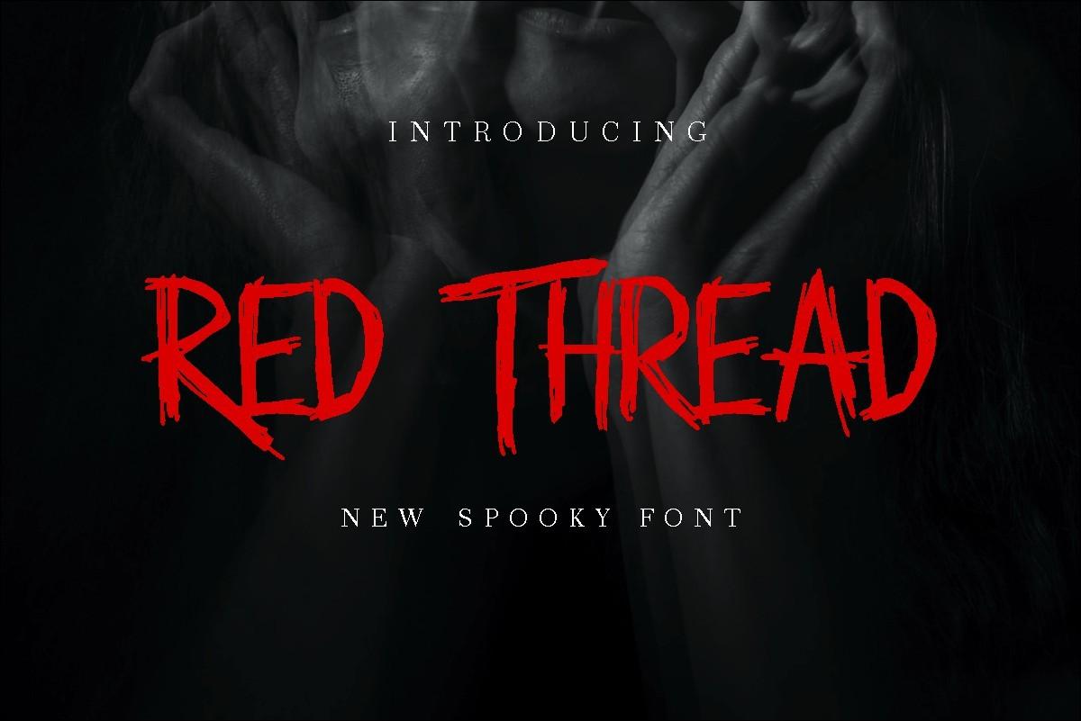 Red Thread Font