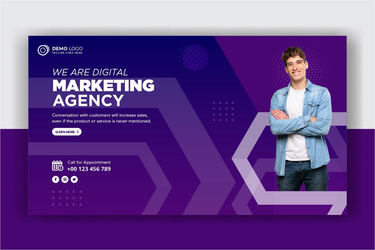 Digital Marketing Web Banner Template