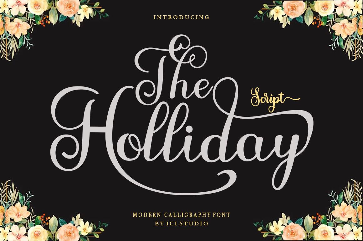 The Holliday Font
