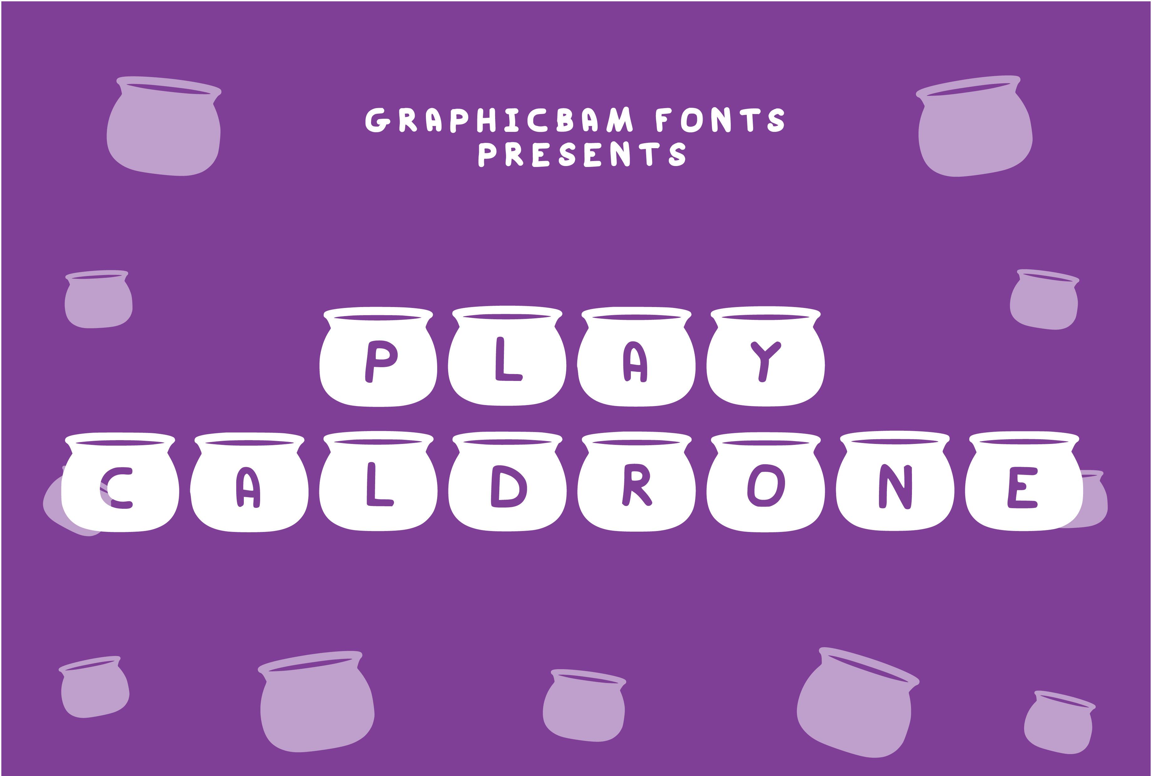 Play Caldrone Font