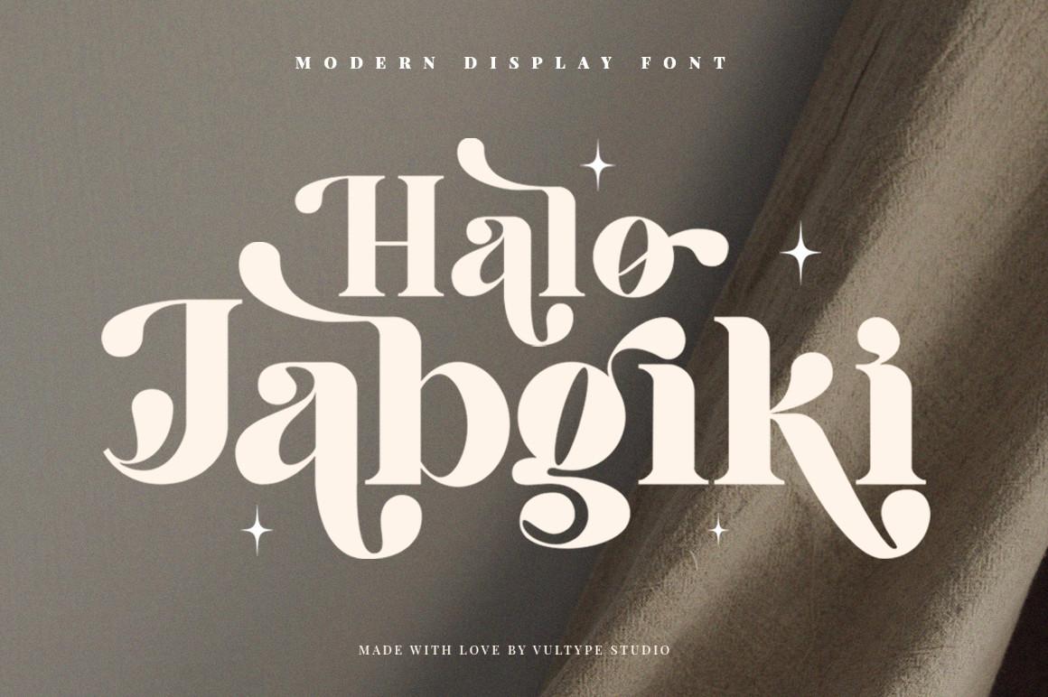 Halo Jabgiki Font