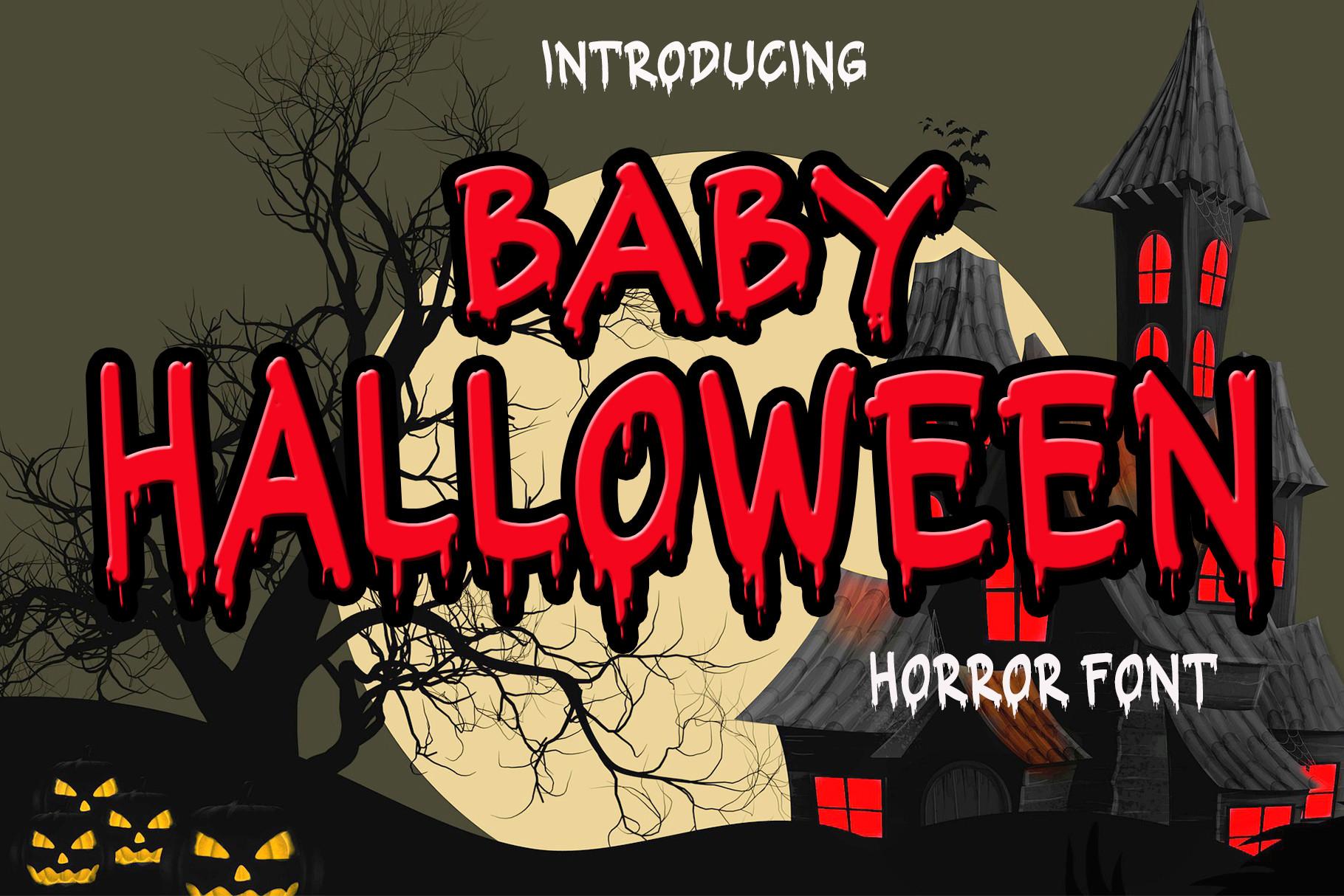 Baby Halloween Font