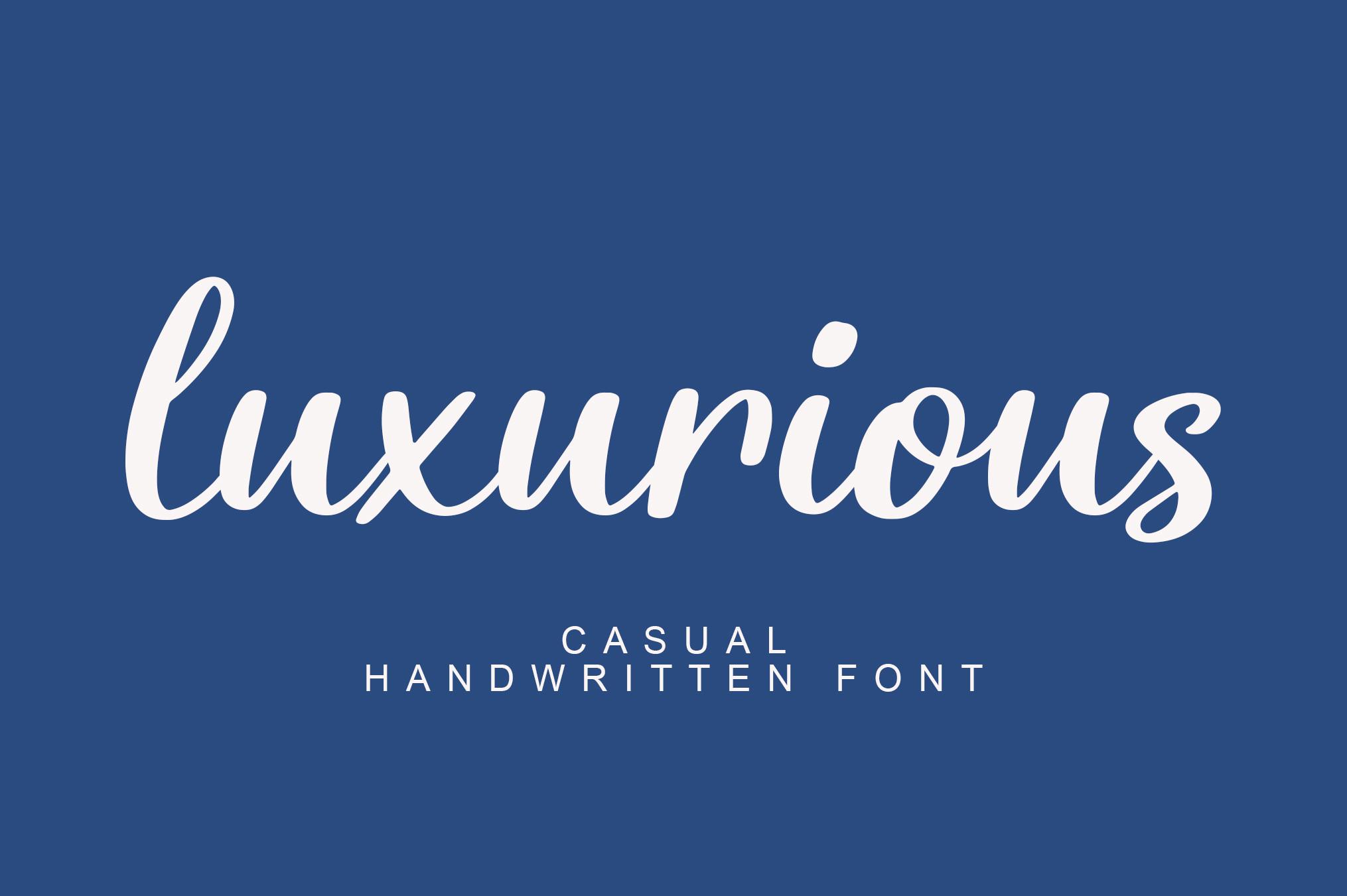 Luxurious Font
