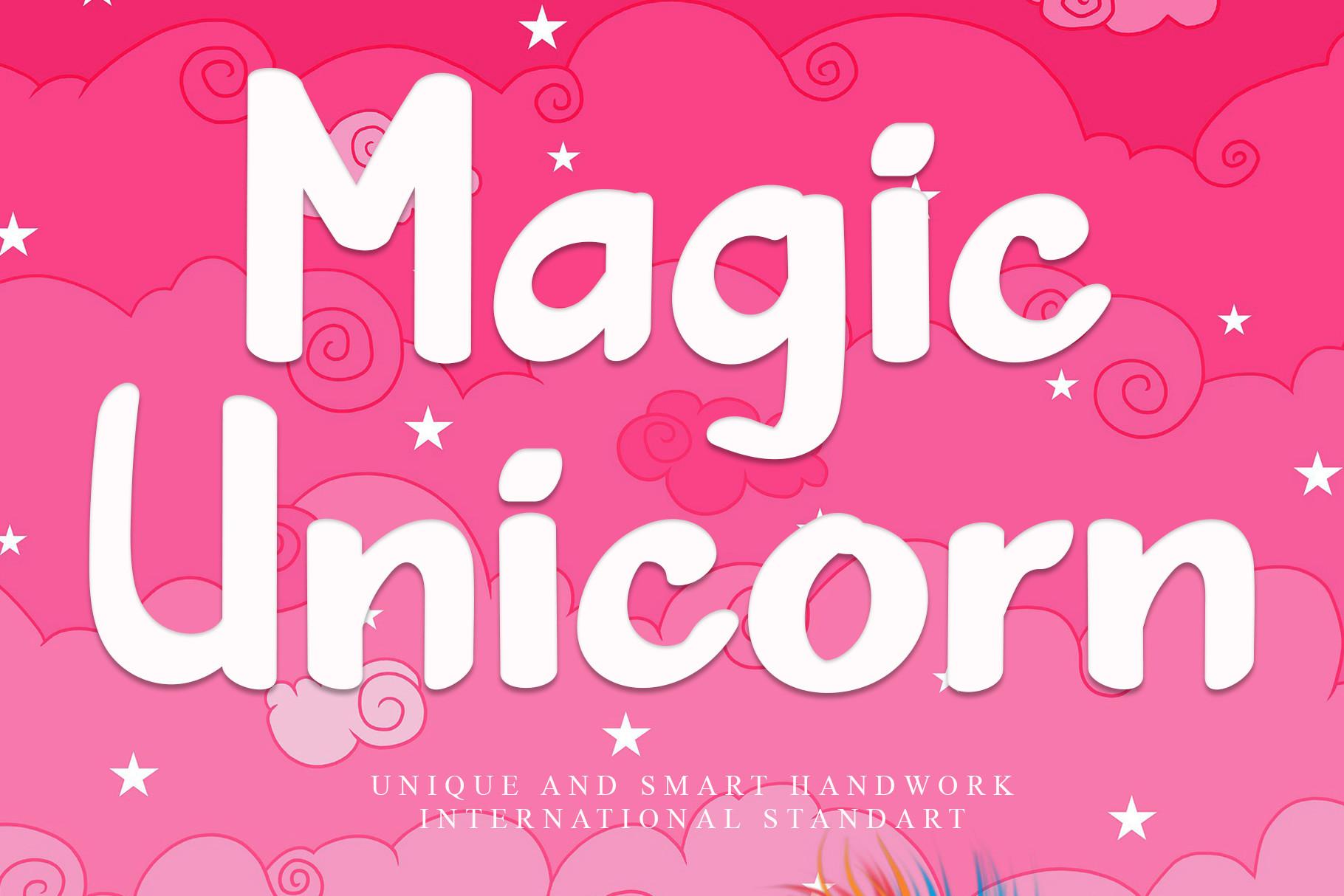 Magic Unicorn Font
