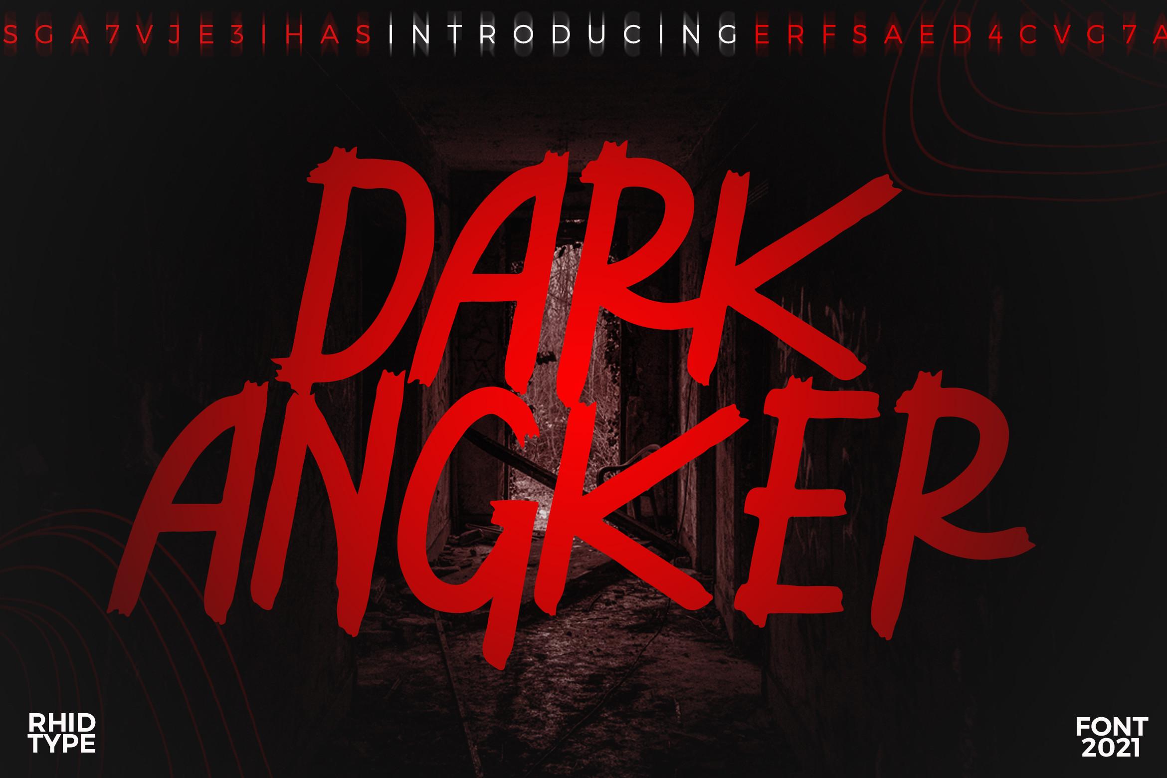 Dark Angker Font