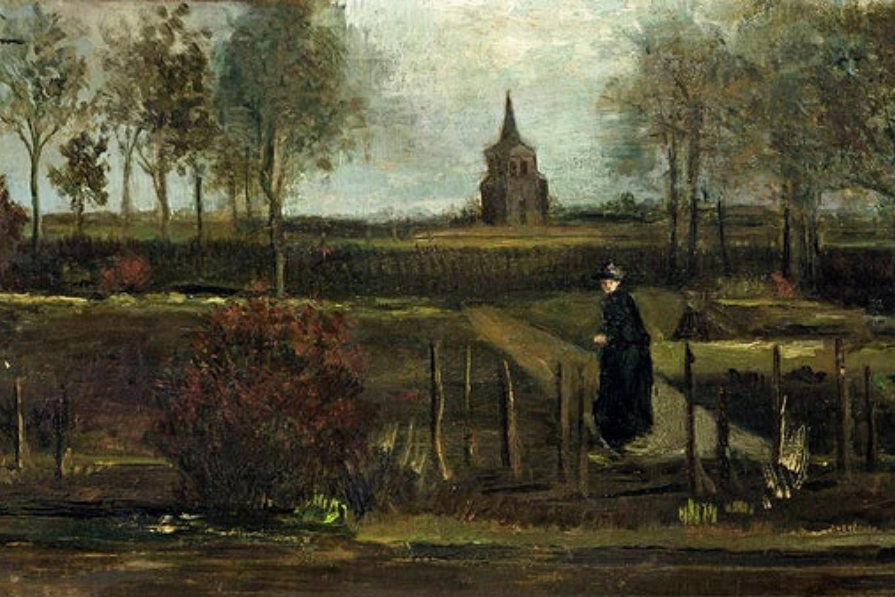 Vincent Van Gogh the Parsonage Garden at