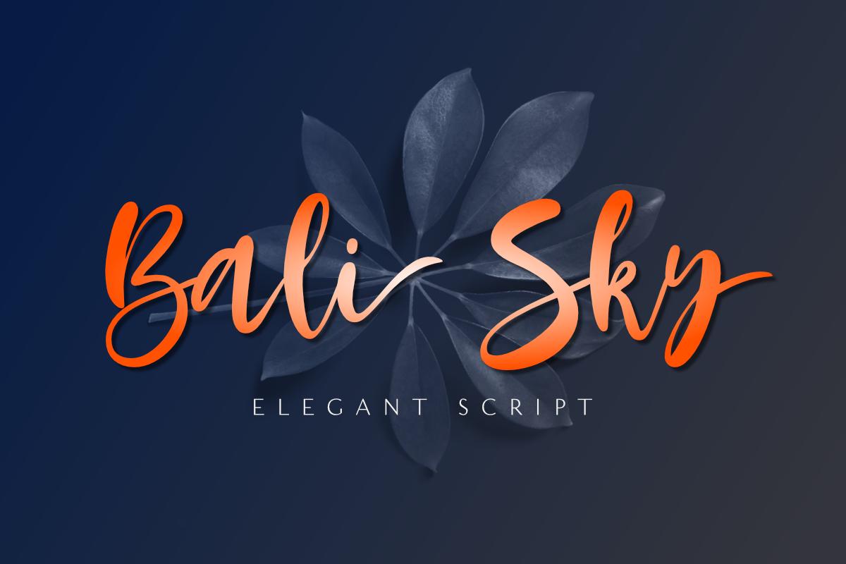 Bali Sky Font