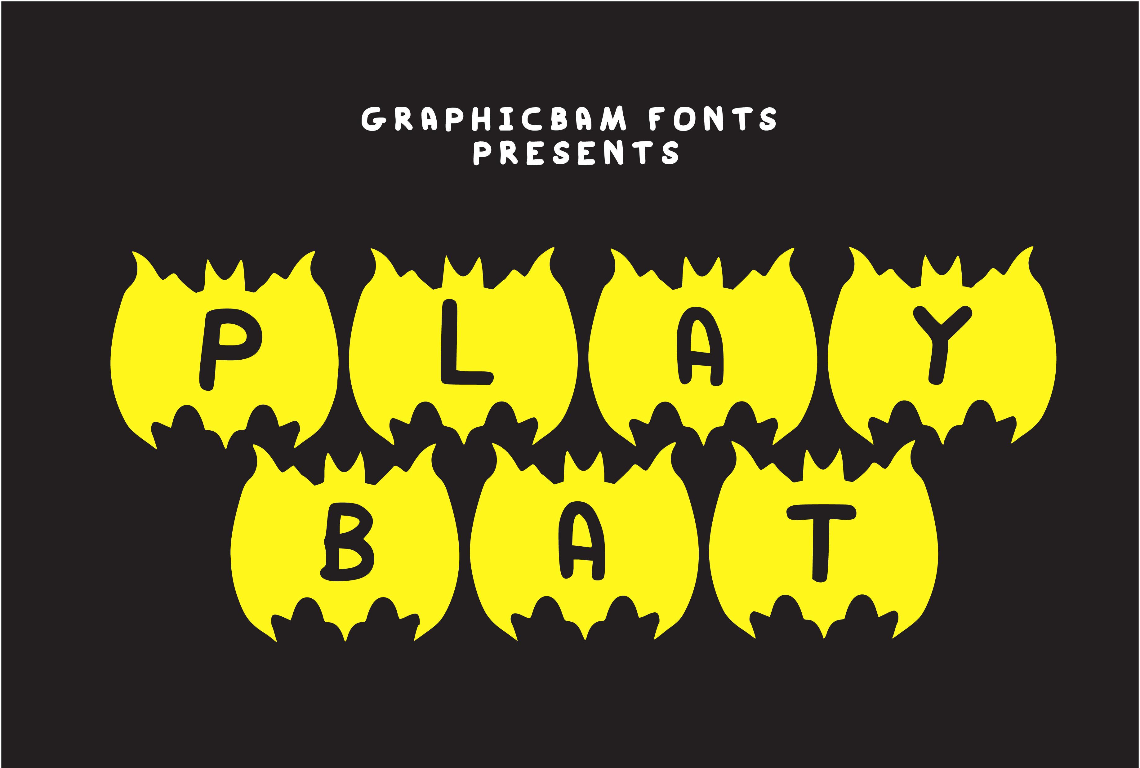 Play Bat Font