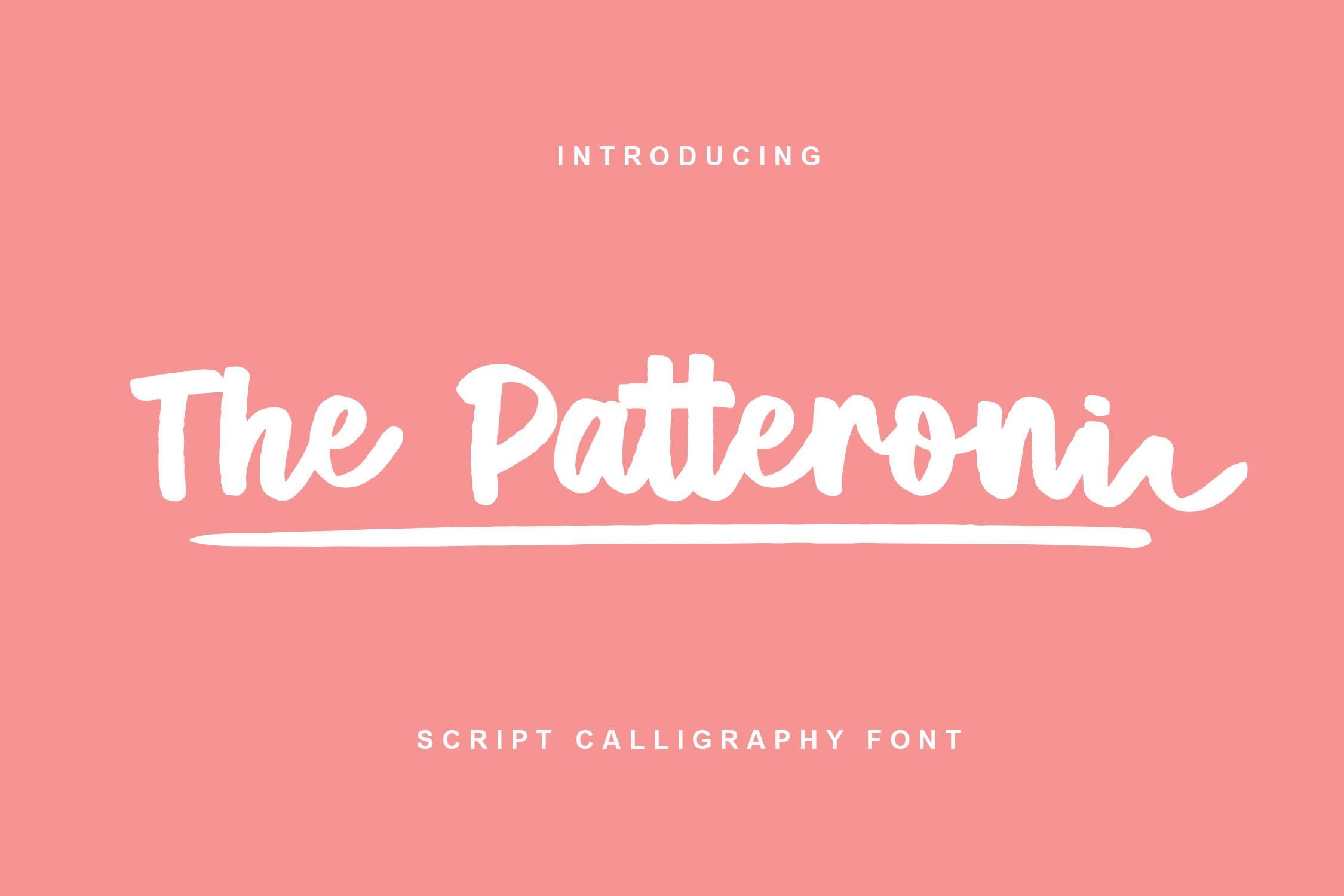 The Patteroni Script Font