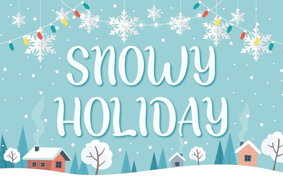 Snowy Holiday Font