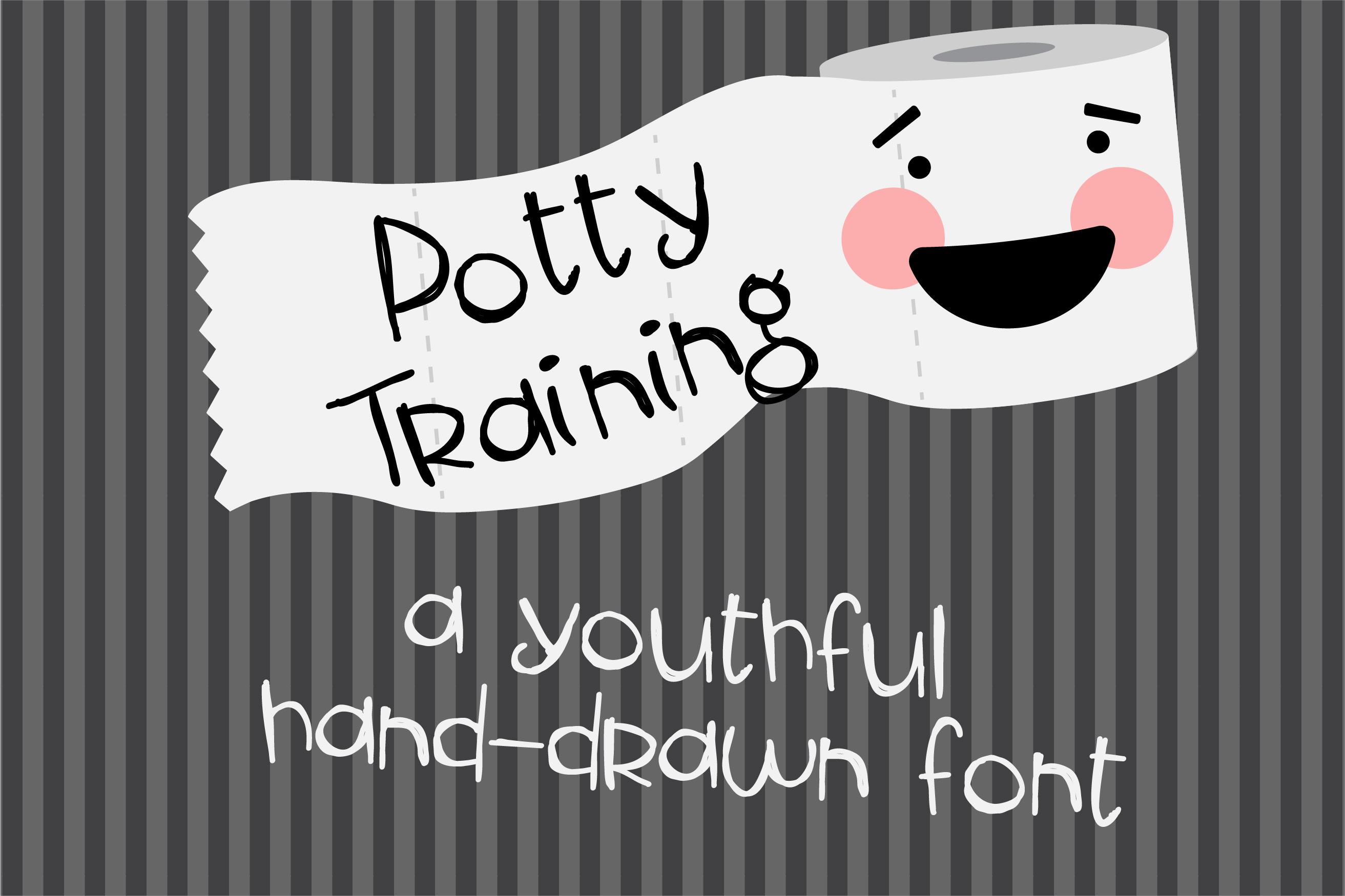 Potty Training Font