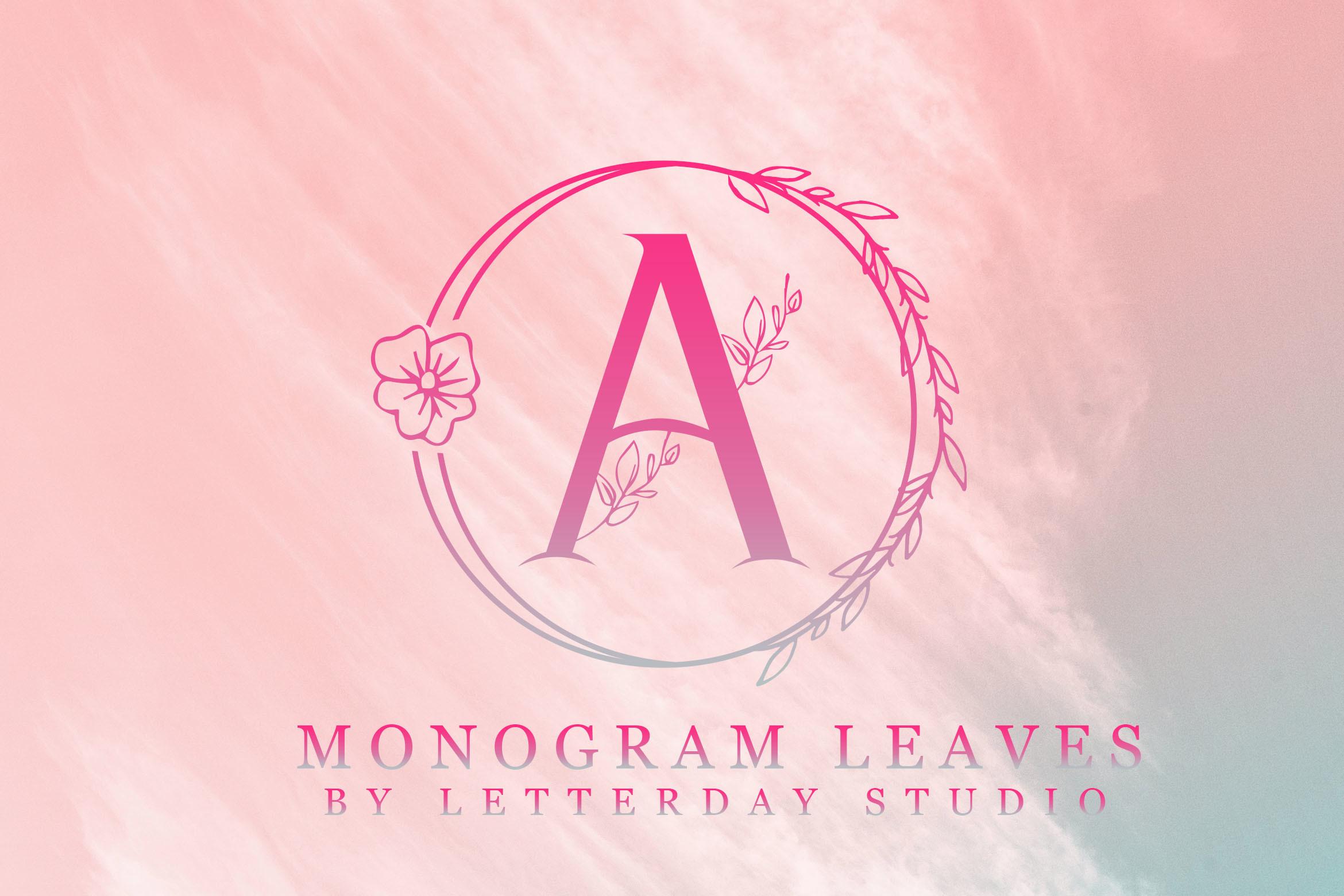 Monogram Leaves Font