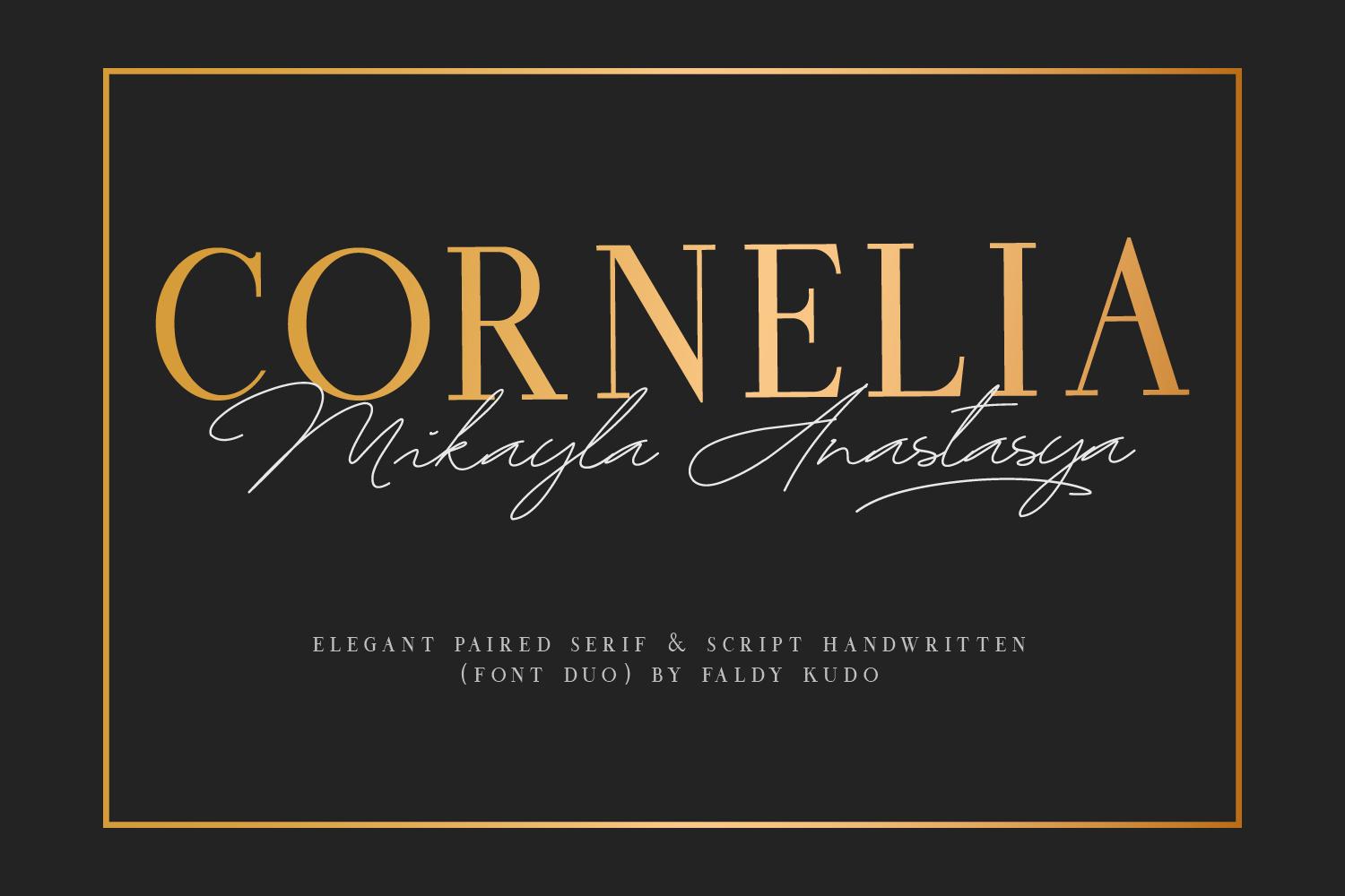 Cornelia Font Duo Font