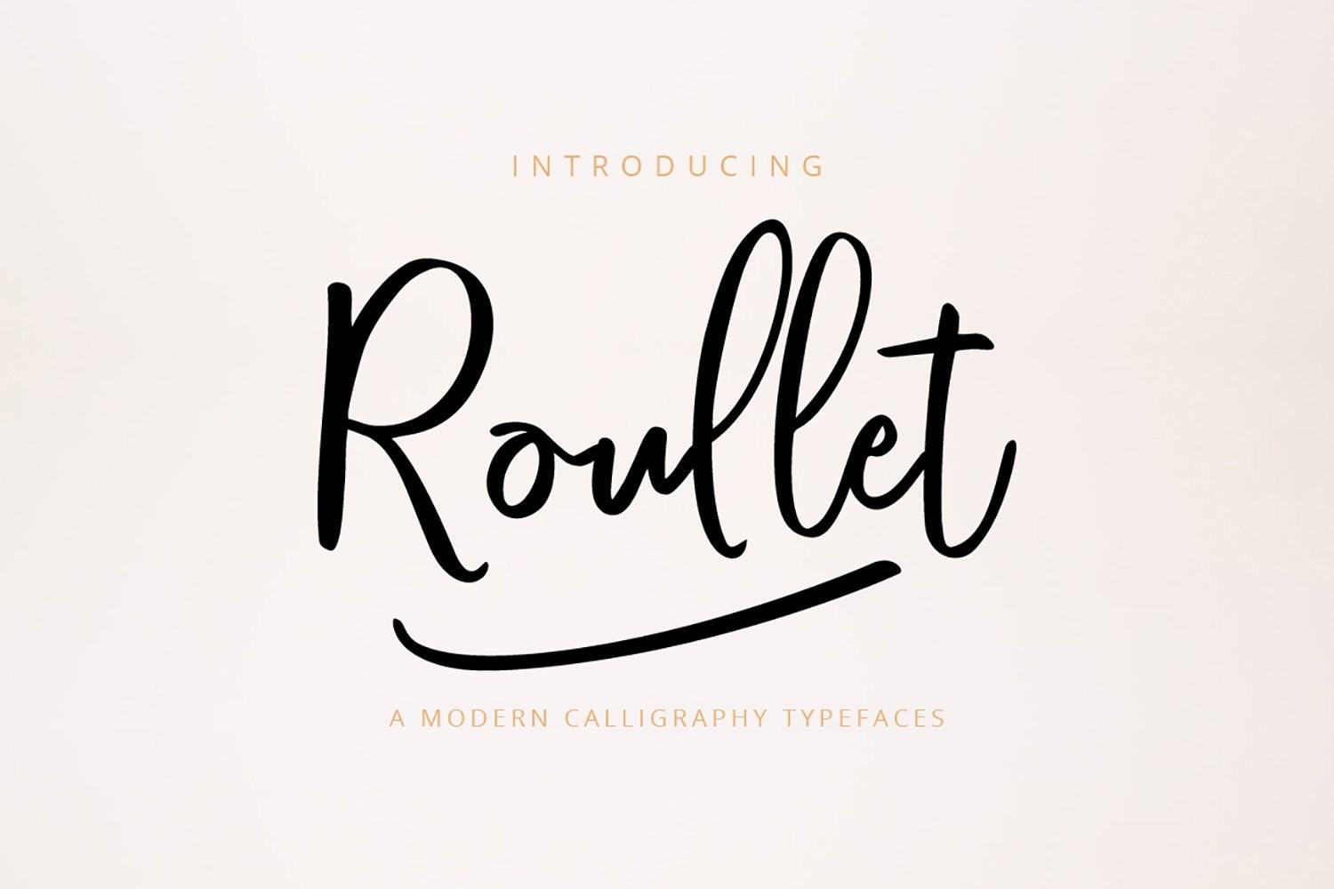 Roullet Font