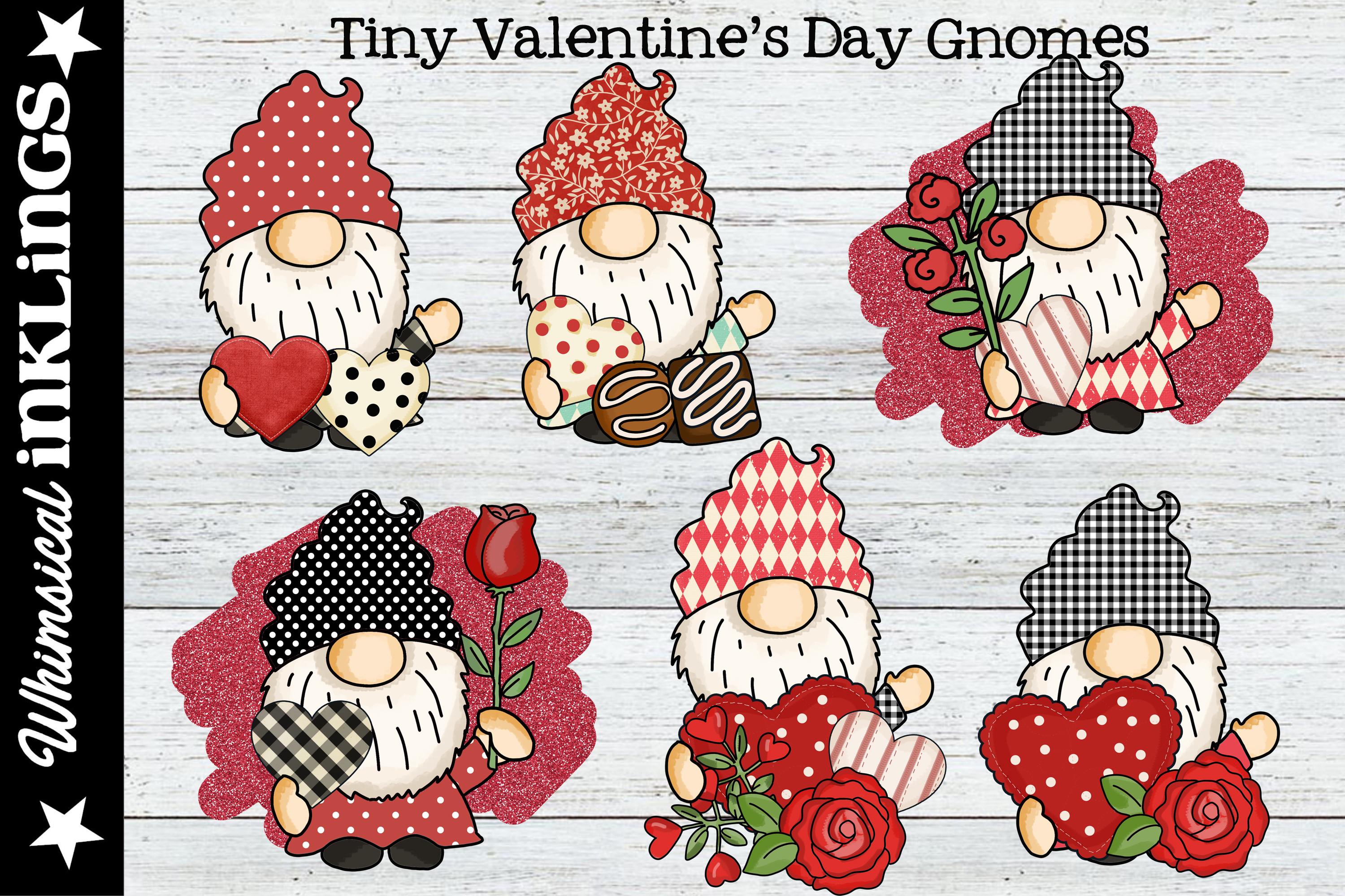 Tiny Valentine's Day Gnomes