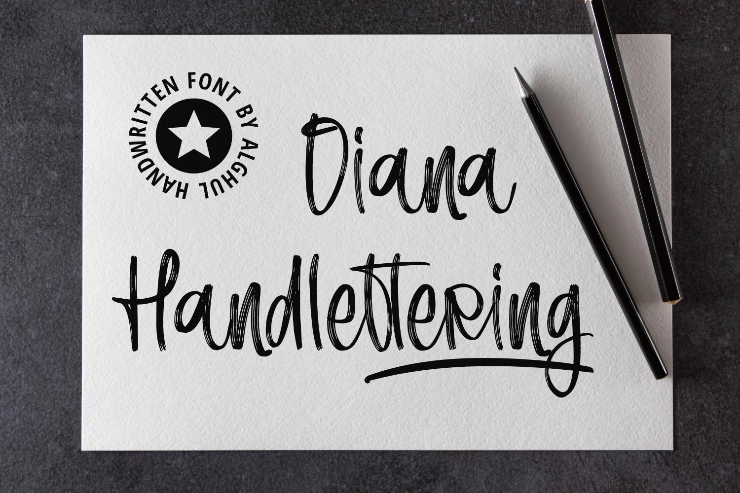 Diana Handlettering Font
