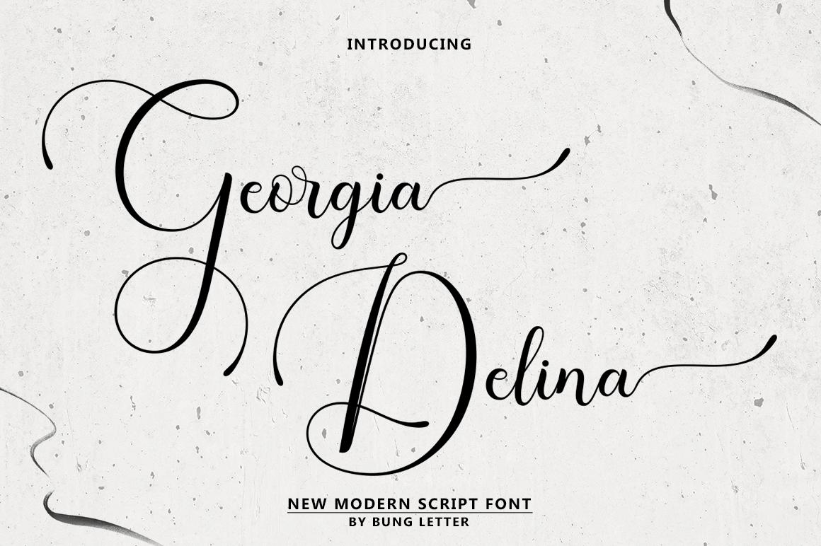 Georgia Delina Font