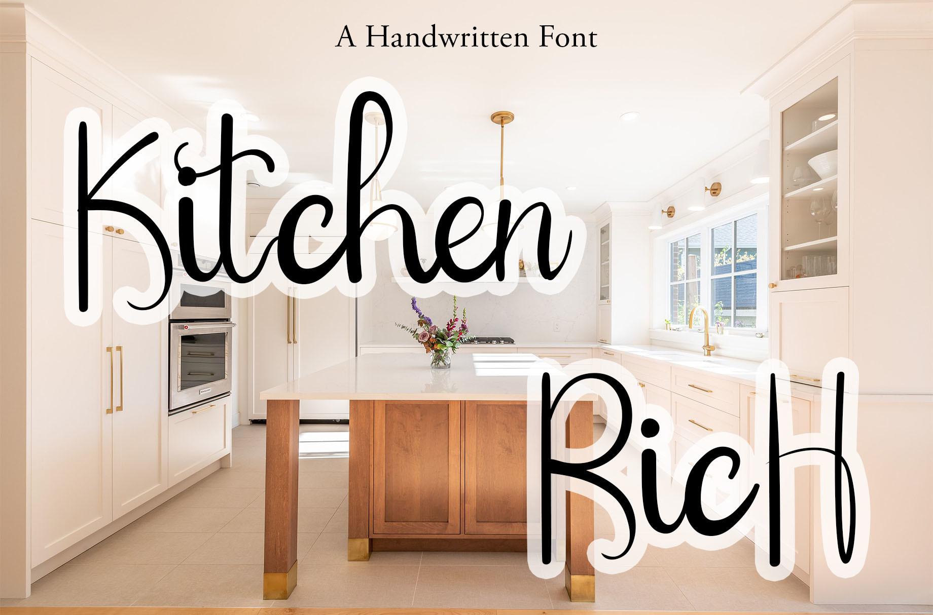 Kitchen Rich Font