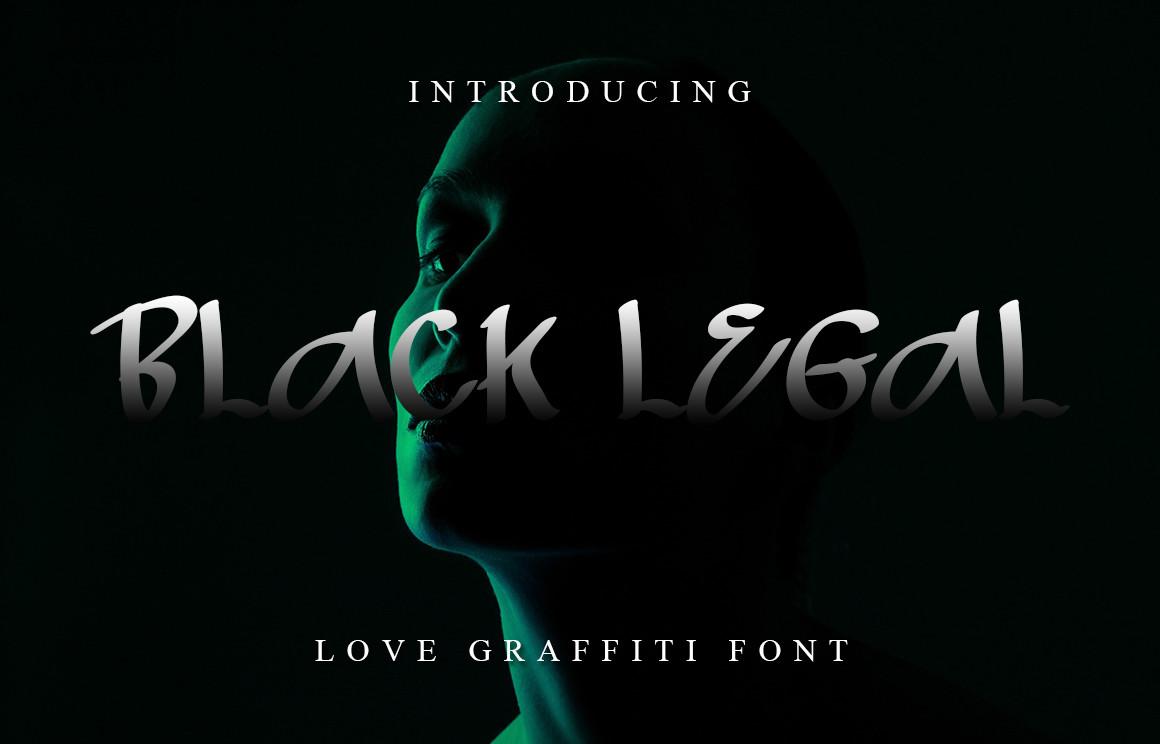 Black Legal Font