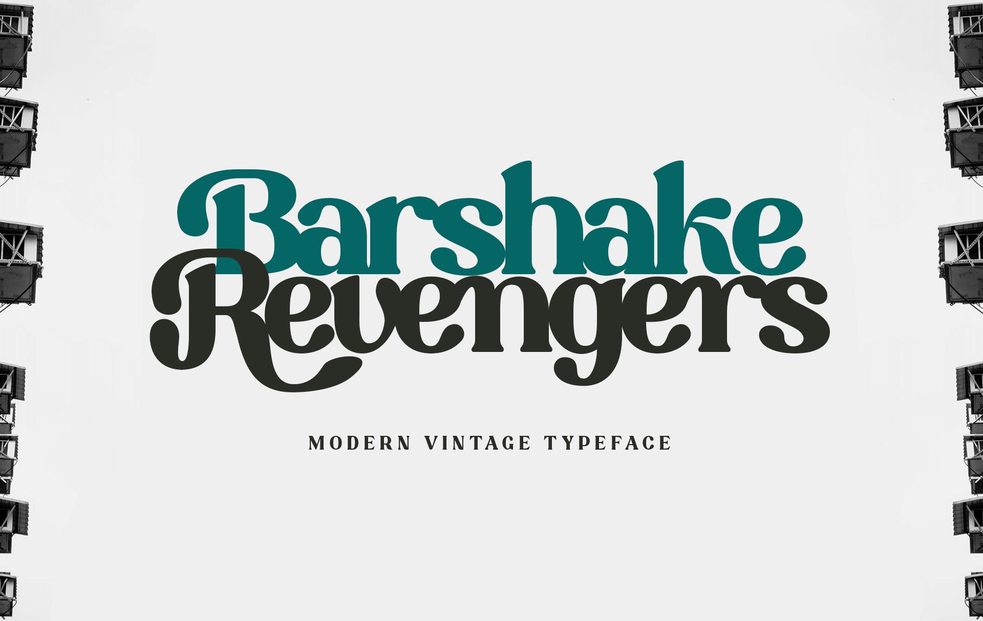 Barshake Revengers Font