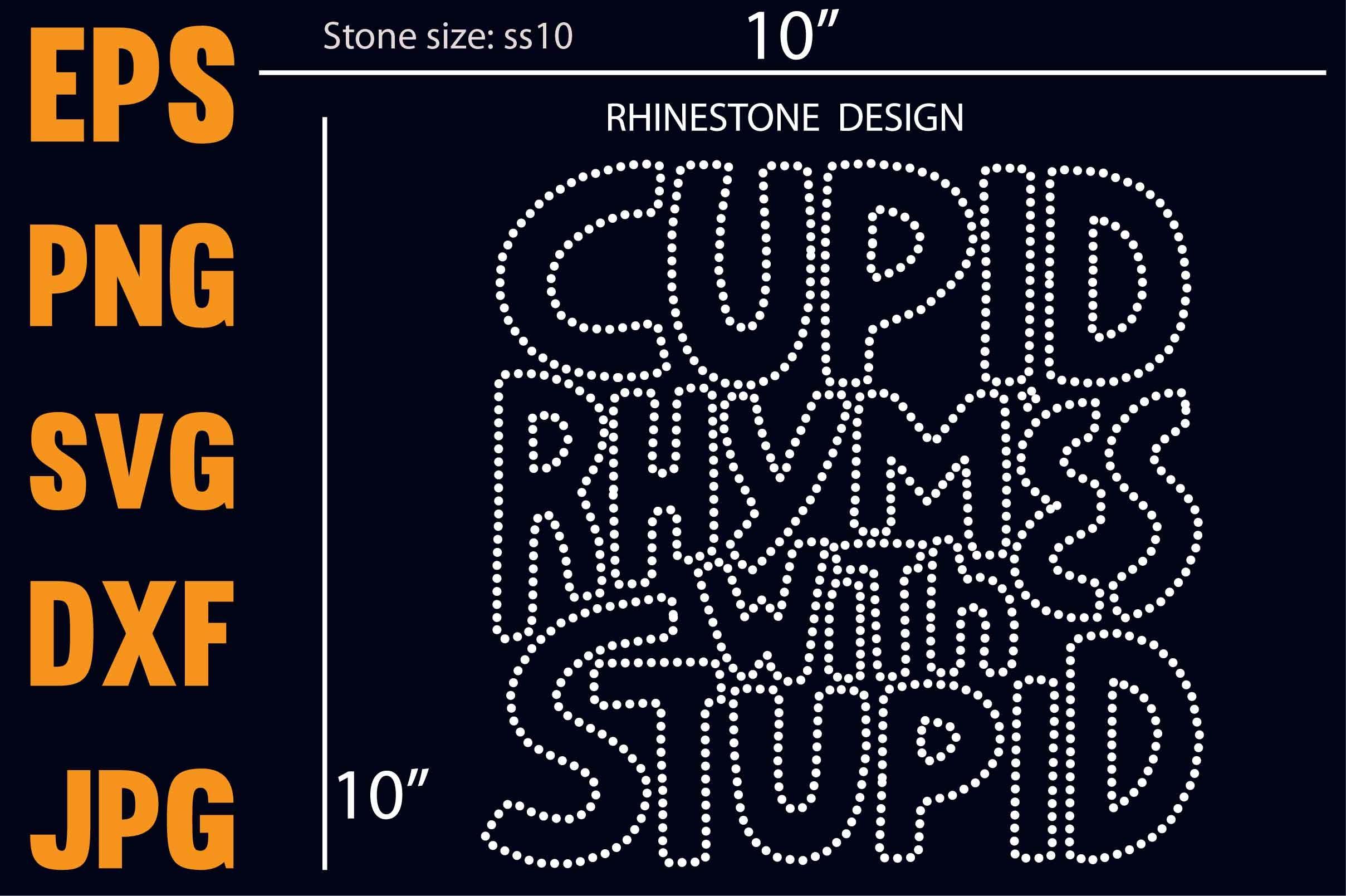 Happy Valentines Day  Rhinestone Design