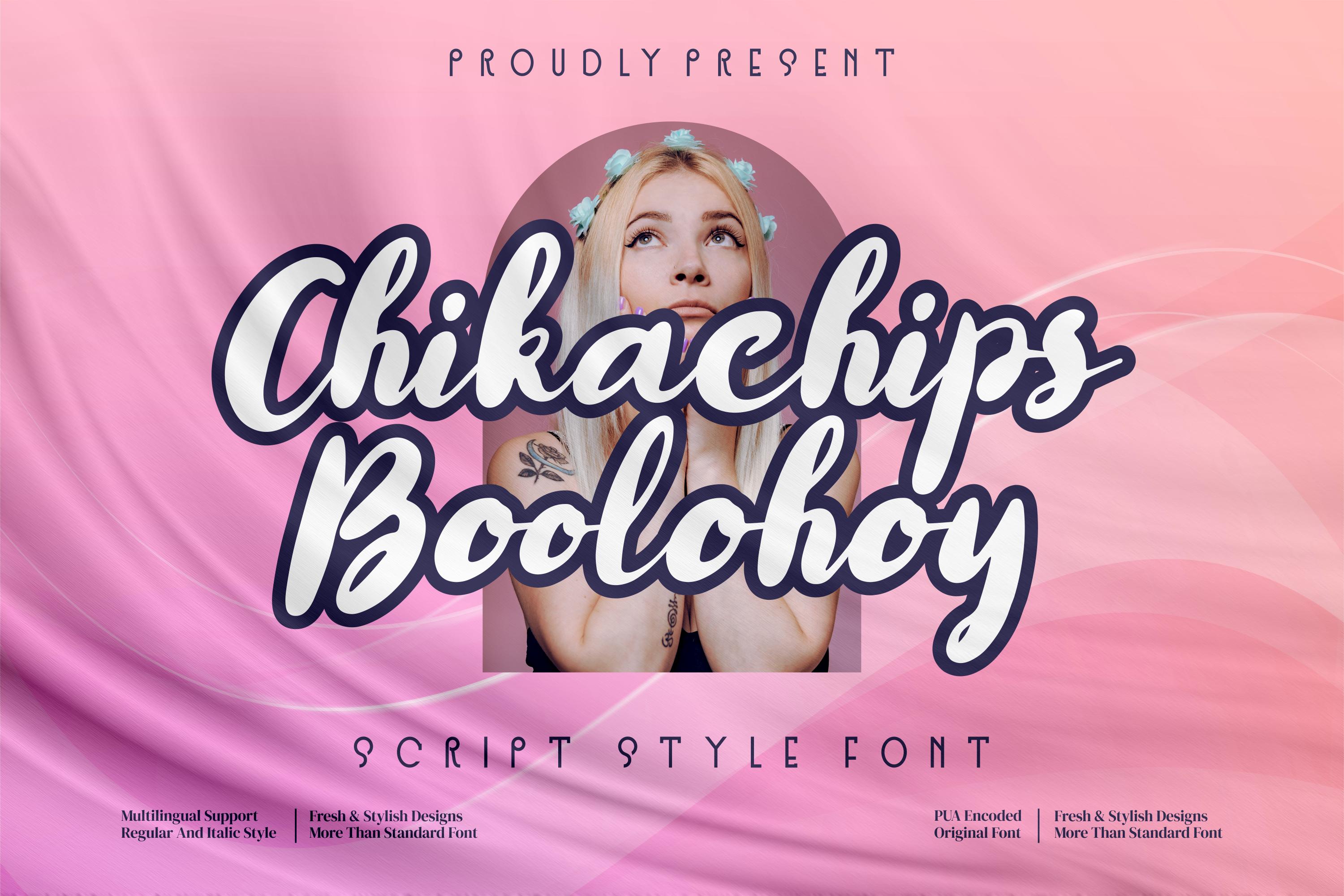 Chikachips Boolohoy Font