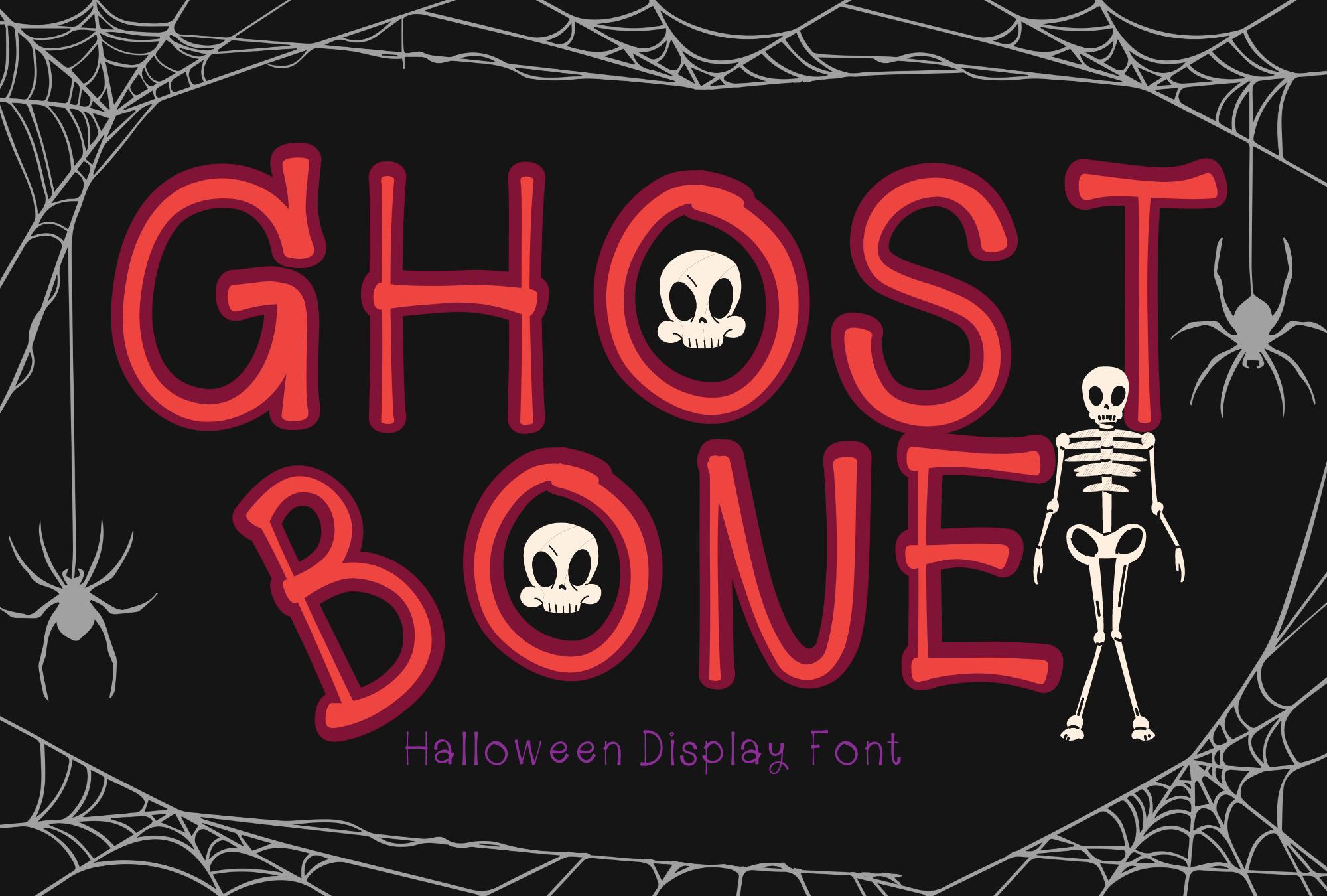 Ghost Bone Font