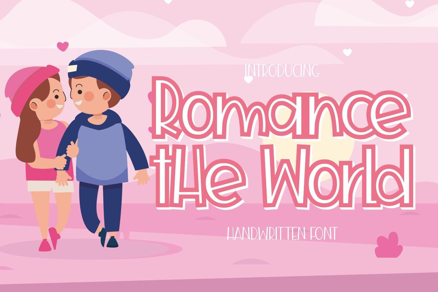 Romance the World Font