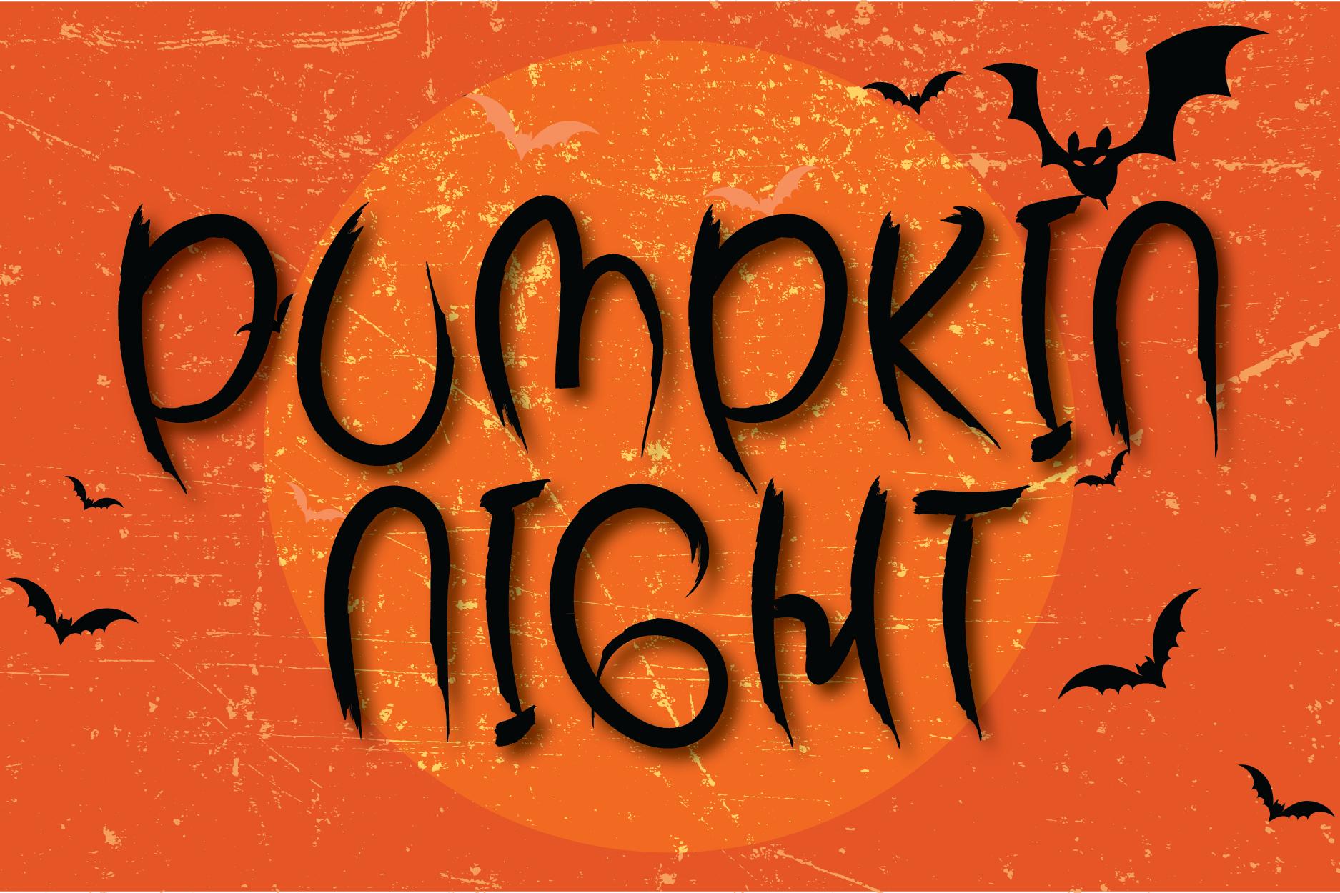 Pumpkin Night Font