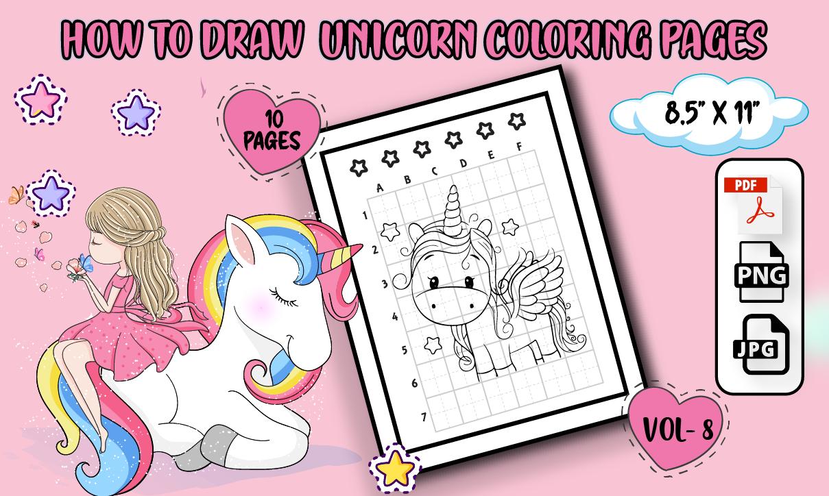 How to Draw Unicorn Pages Vol- 8