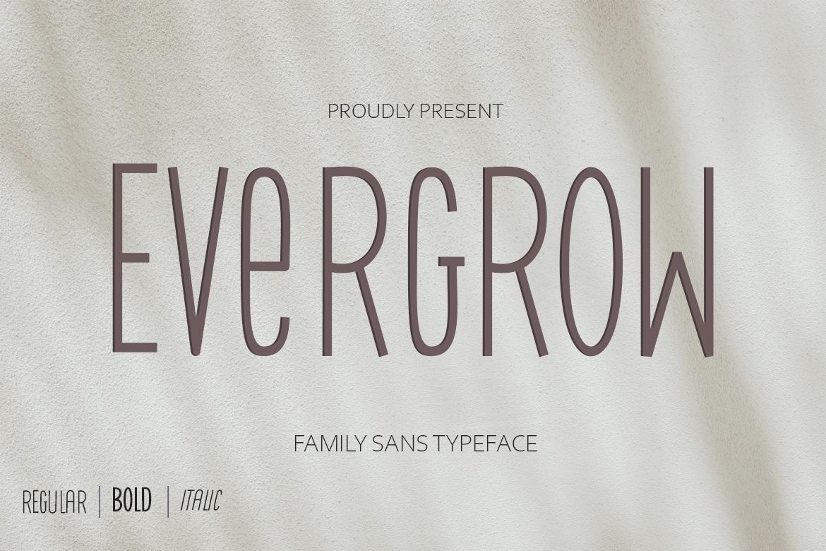 Evergrow Font