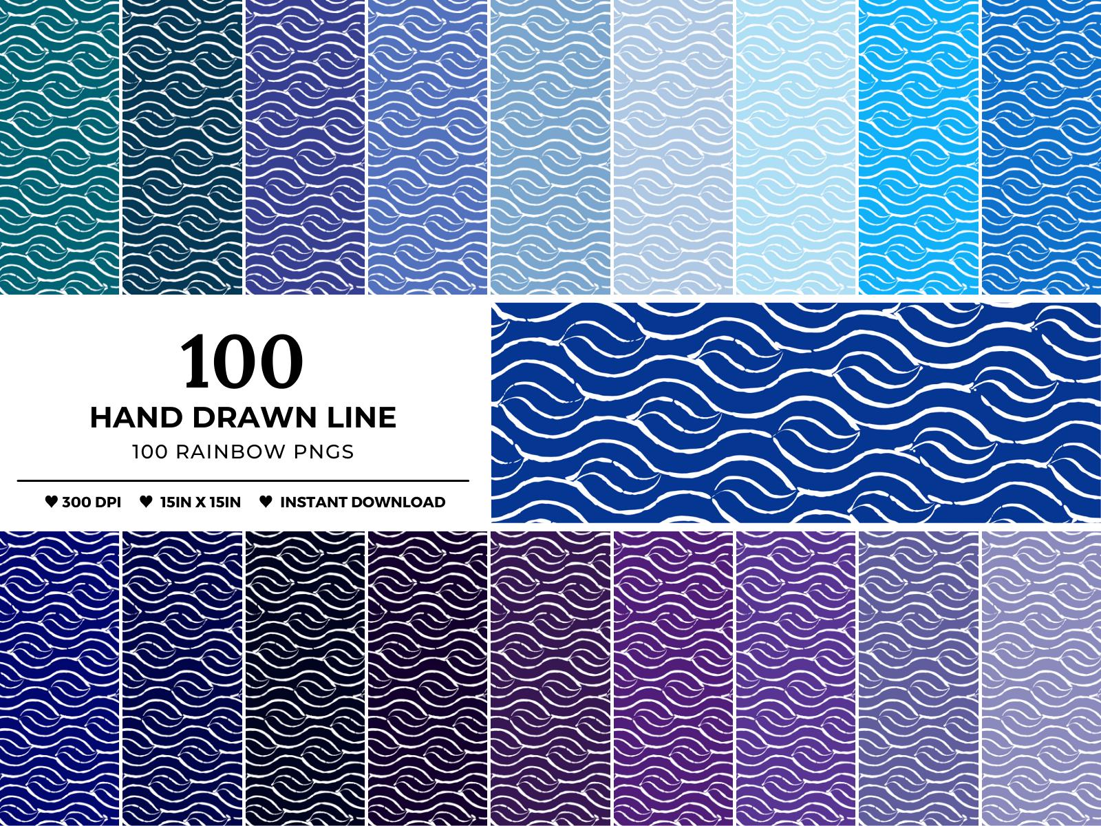 Hand Drawn Line Pattern 01