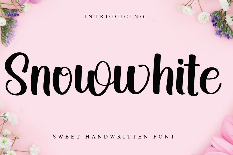 Snowwhite Font