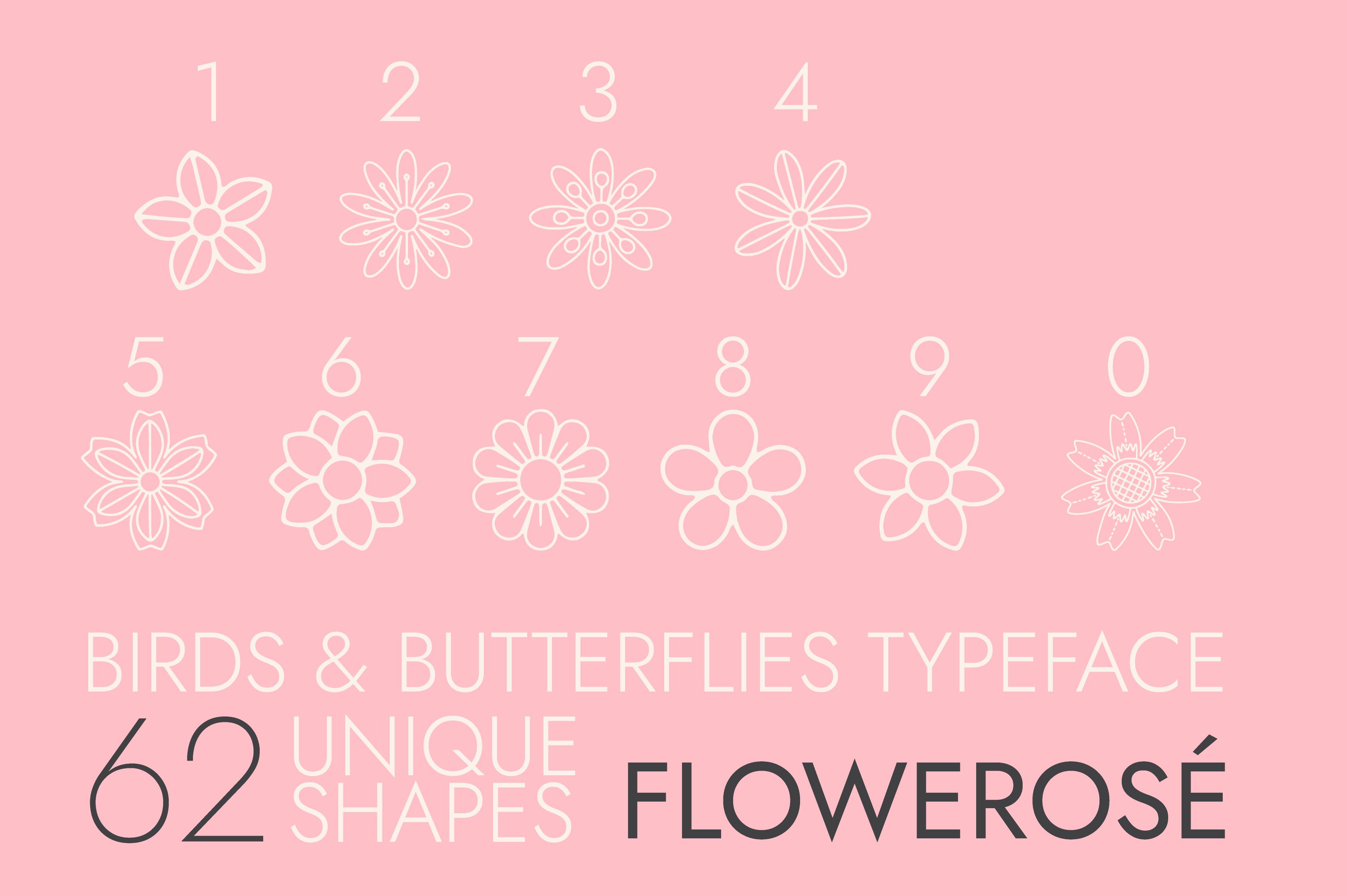 Flowerose Font