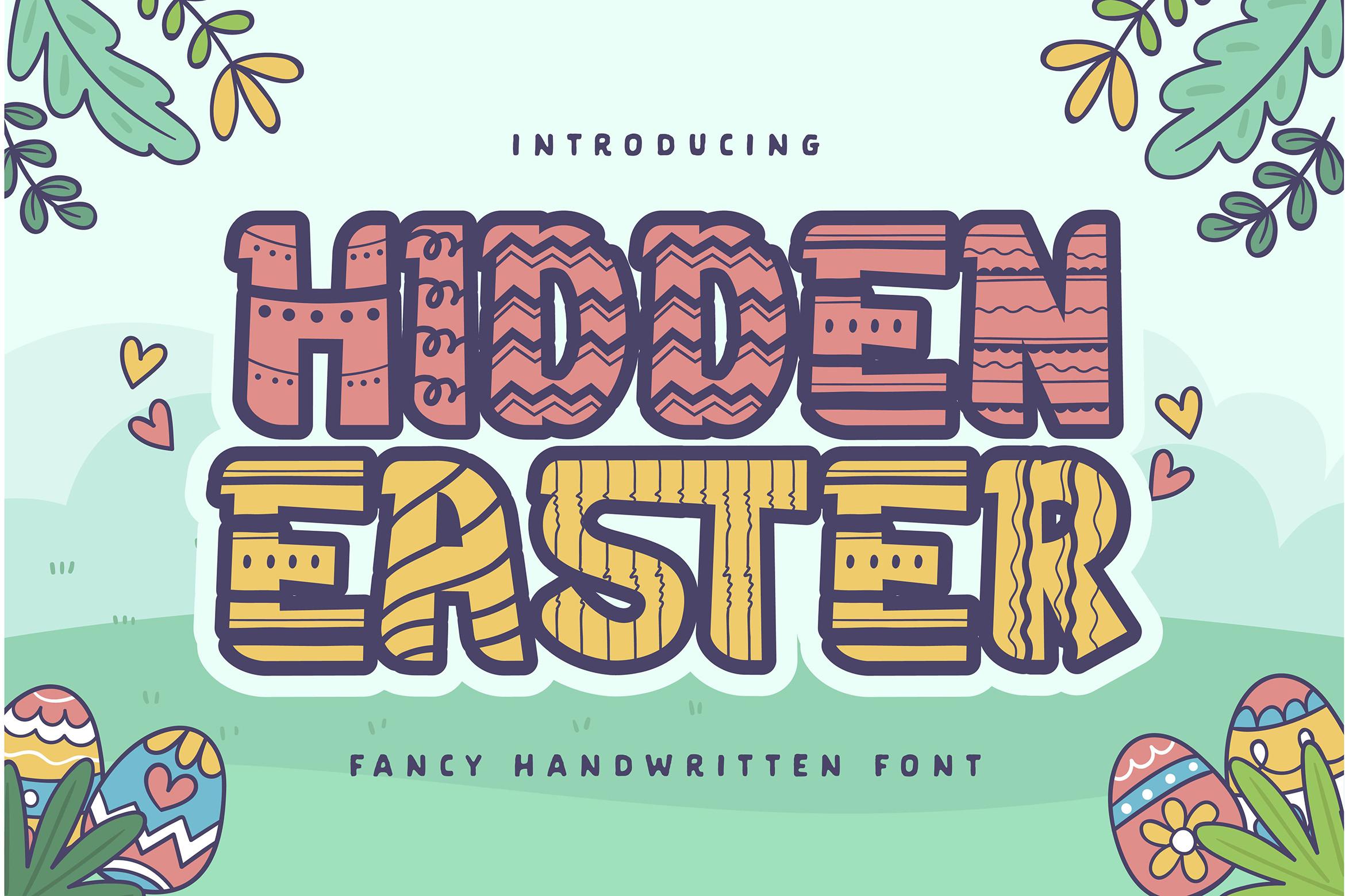 Hidden Easter Font