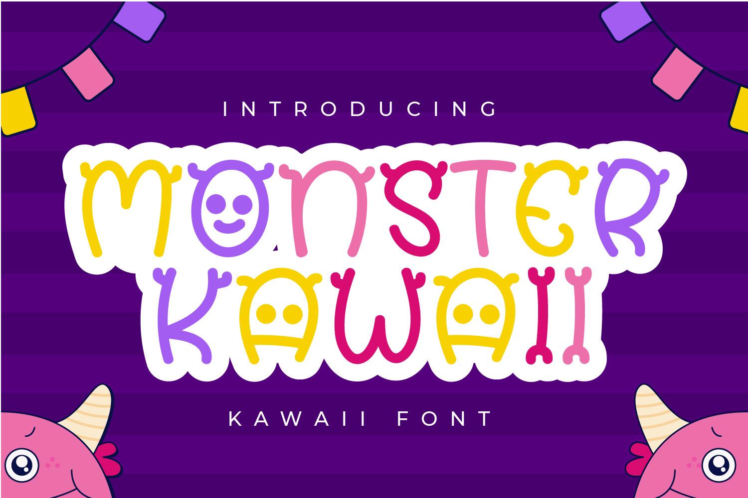 Monster Kawaii Font