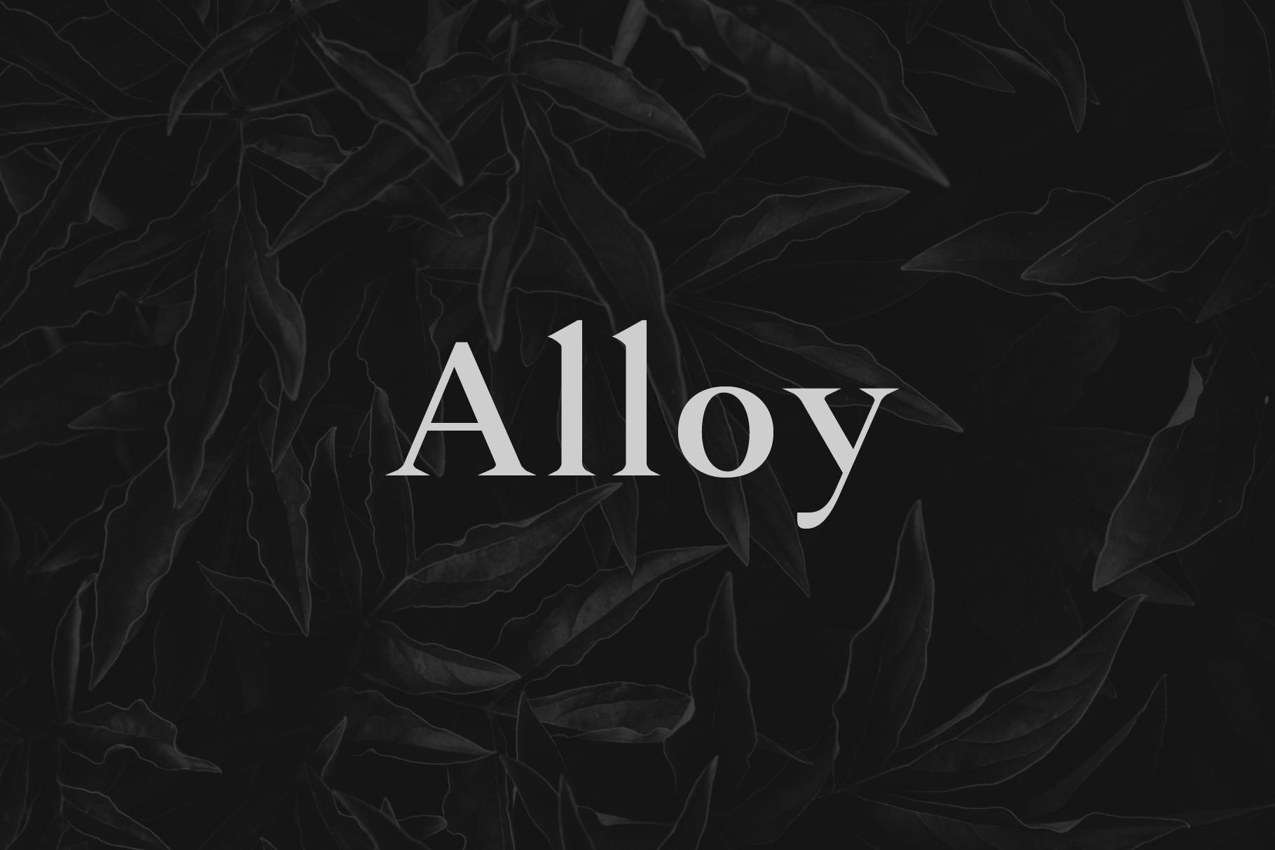 Alloy Font