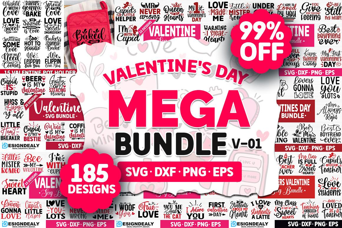Valentine SVG Mega Bundle