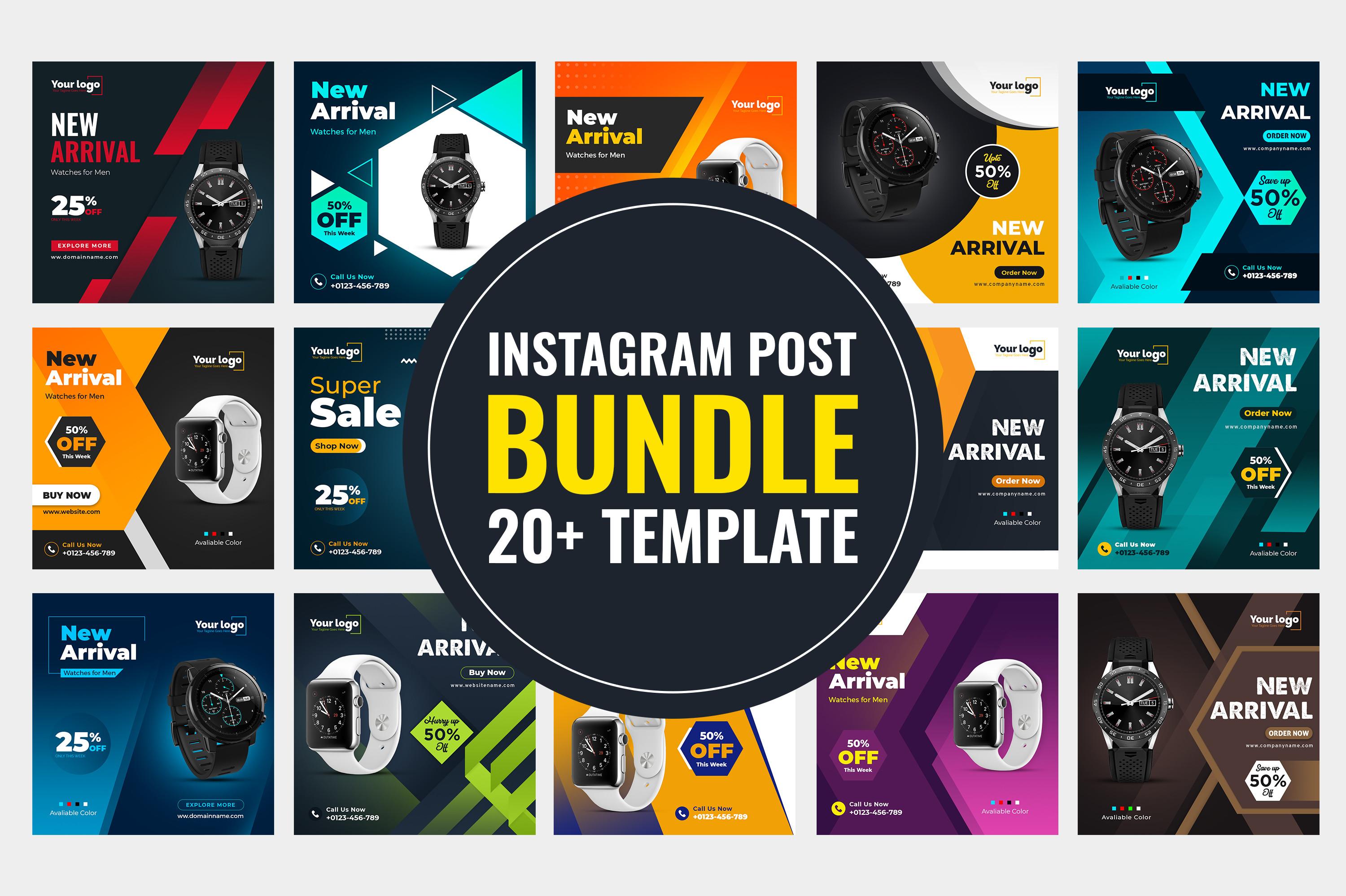 Product Sales Instagram Post Bundle