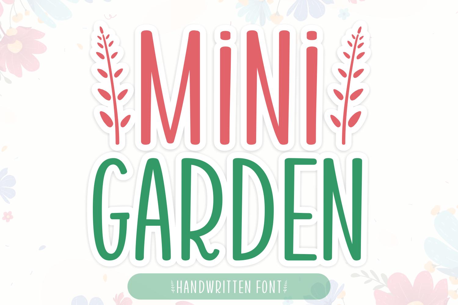 Mini Garden Font