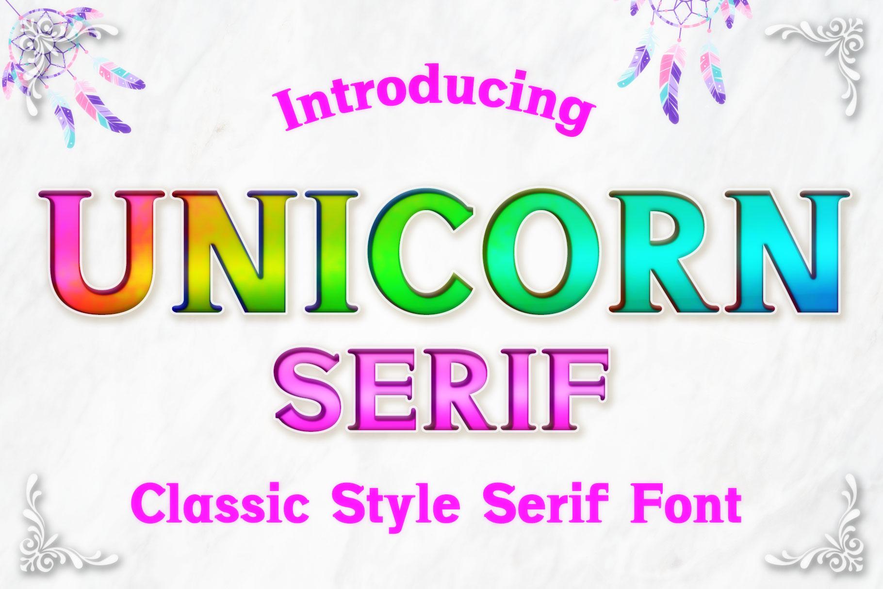 Unicorn Font