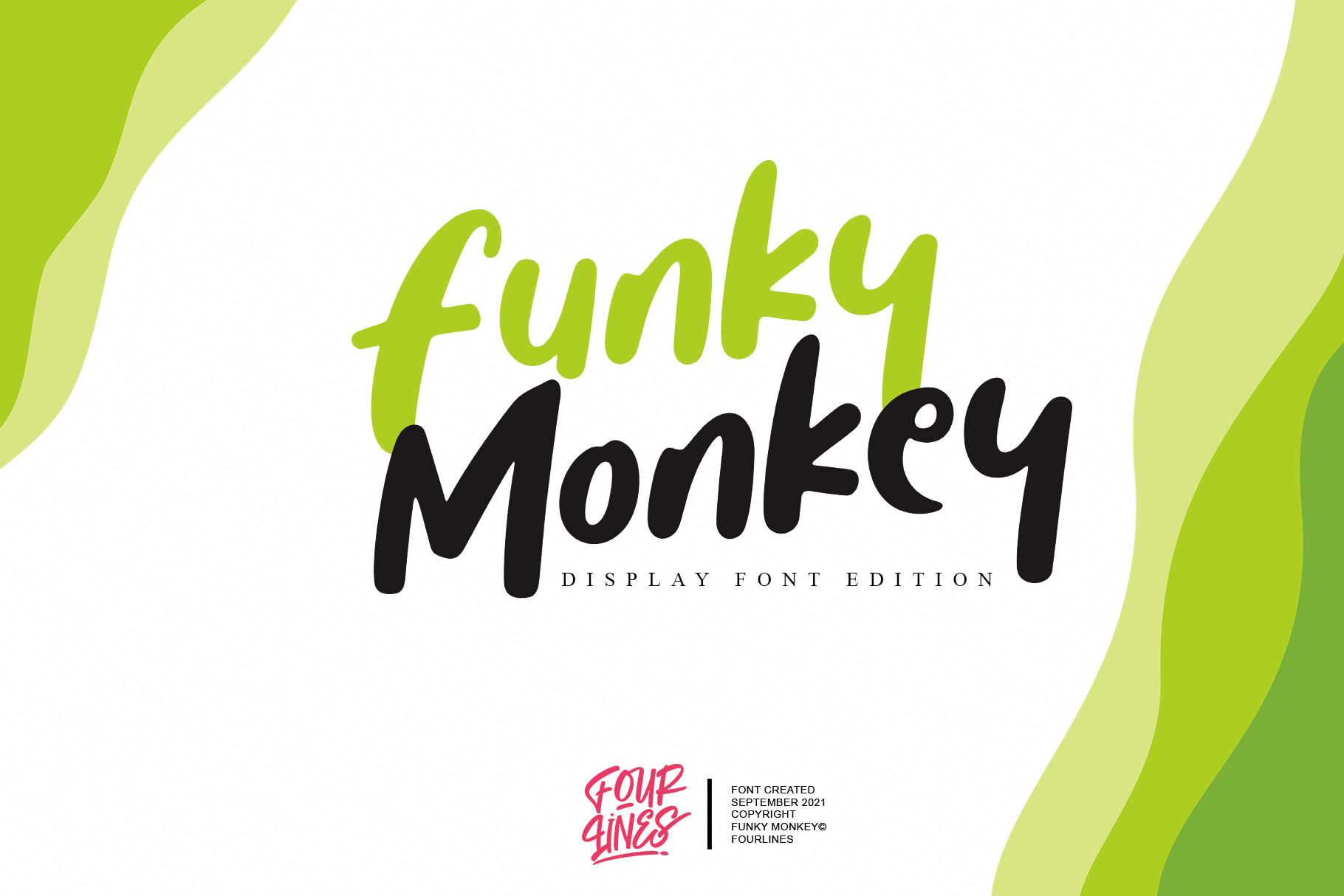 Funky Monkey Font