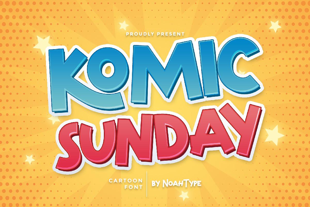 Komic Sunday Font