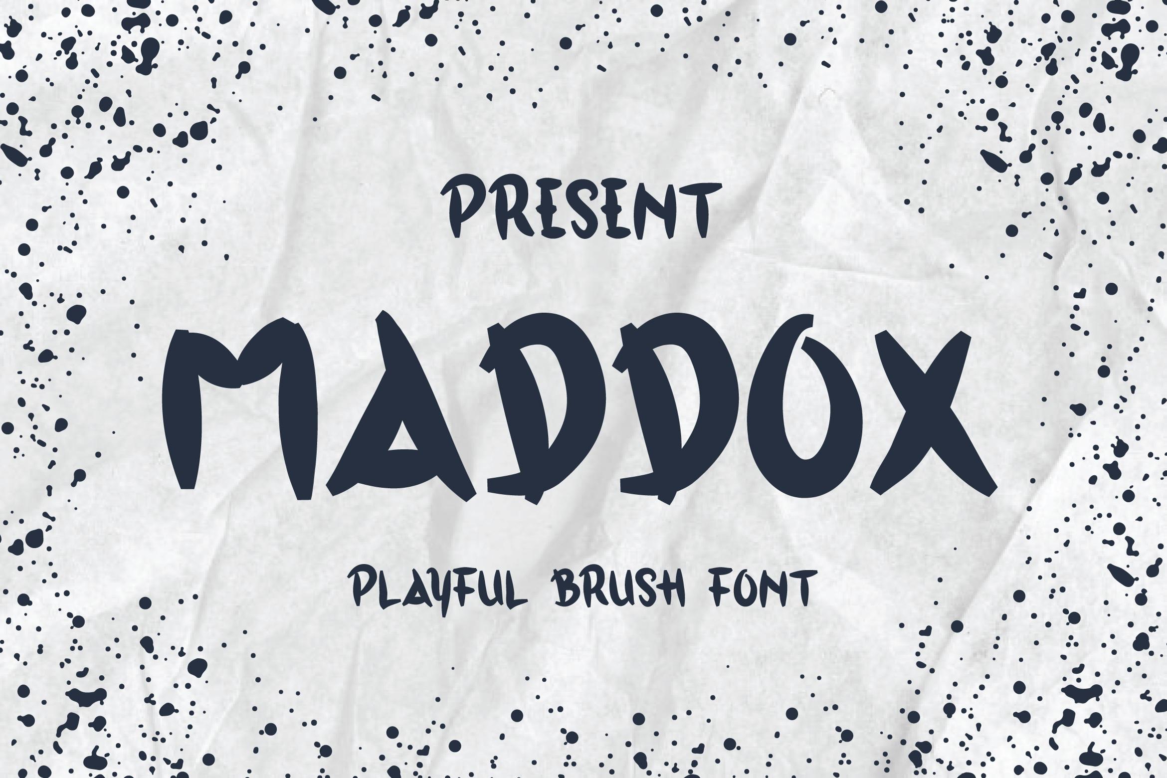 Maddox Font